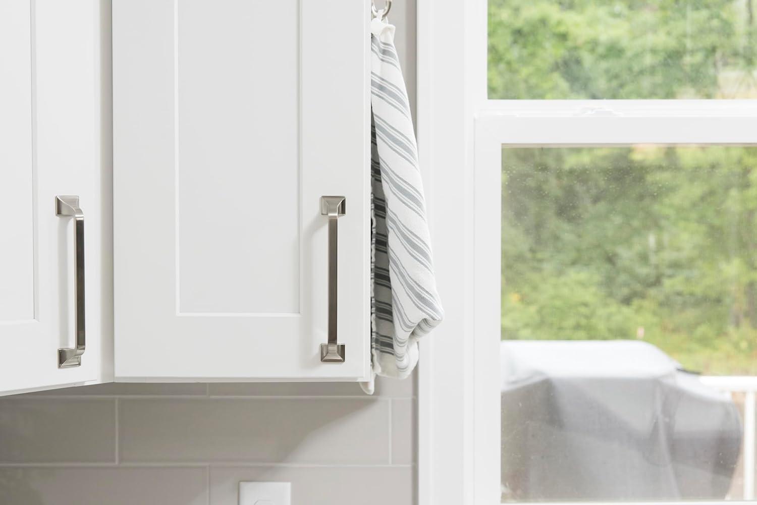 Forge Kitchen Cabinet Handles, Solid Core Drawer Pulls for Cabinet Doors, 3-3/4" (96mm)