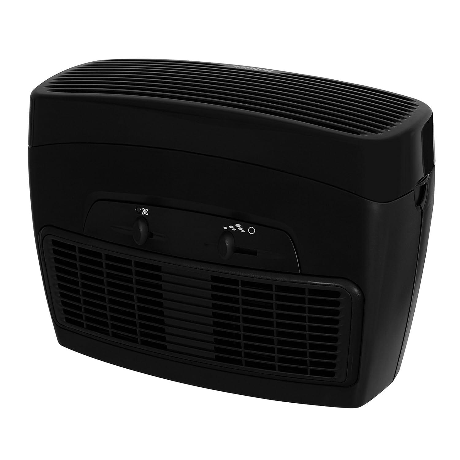 Xayoca Desktop HEPA-Type , 3 Speeds plus Optional Ionizer small Air Purifier, HAP242B-U, Black