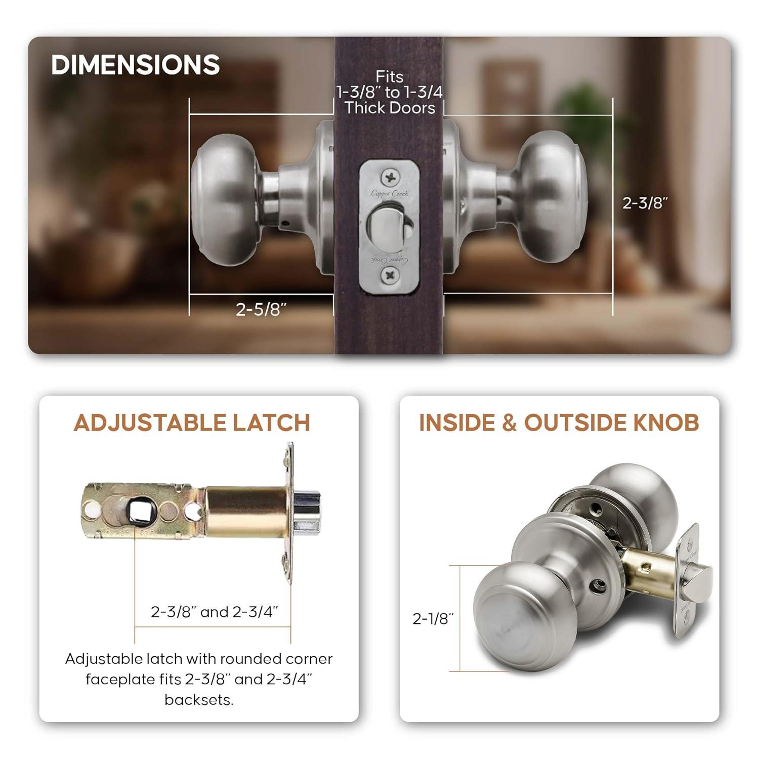 Colonial Passage Door Knob