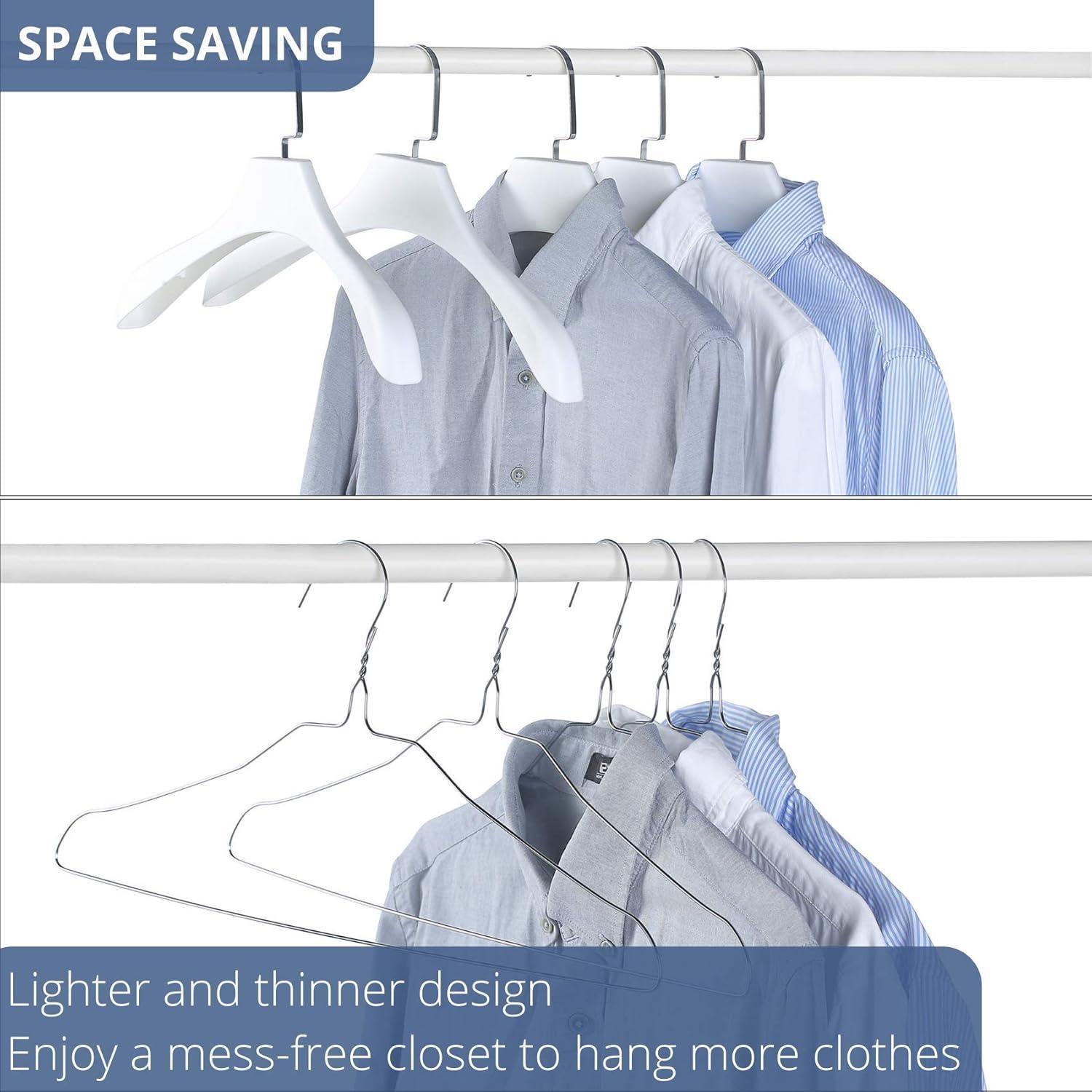 Mr. Pen Wire Metal Clothing Hangers, 10 Pack