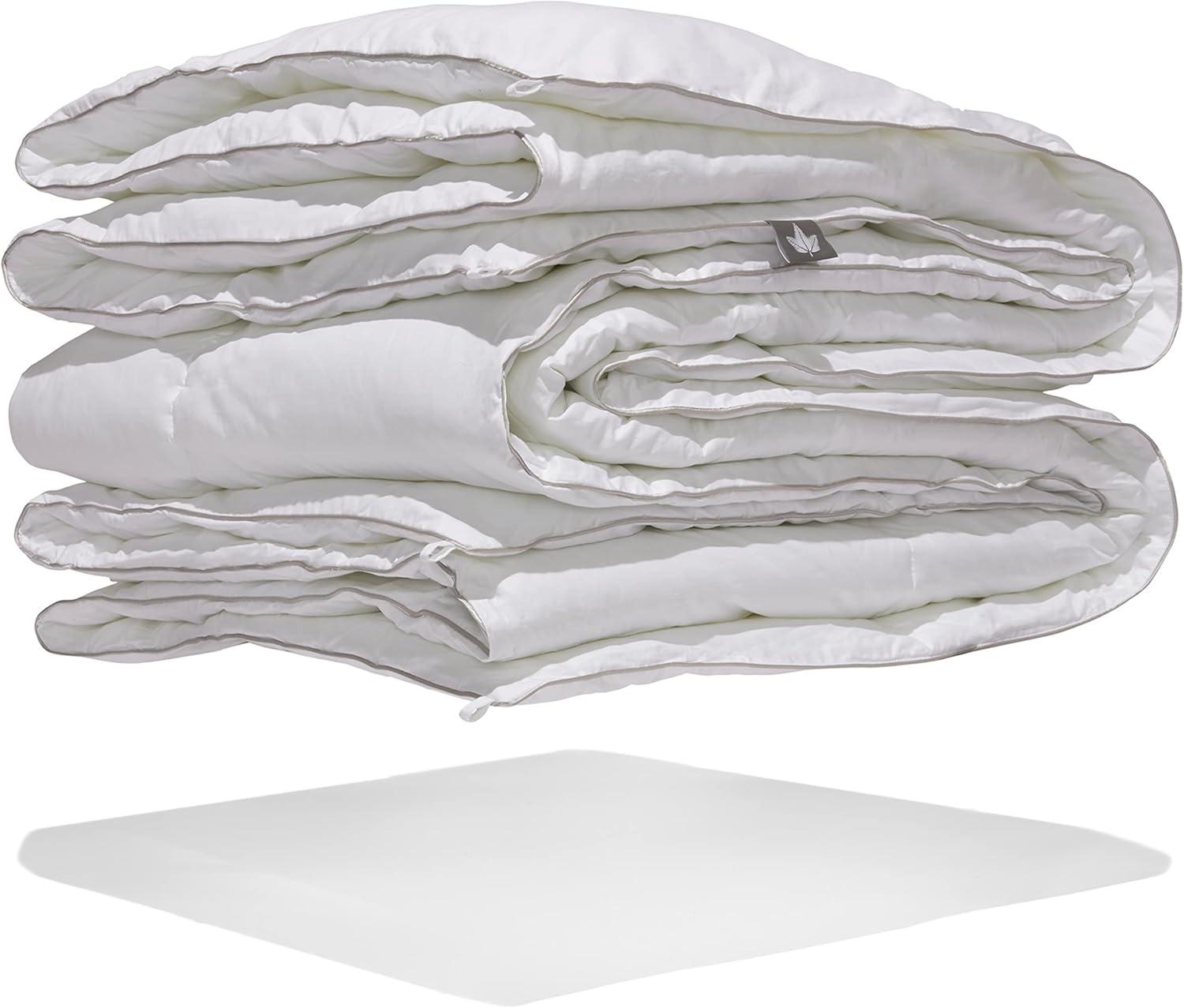 Twin White Microfiber Down Alternative Duvet Comforter