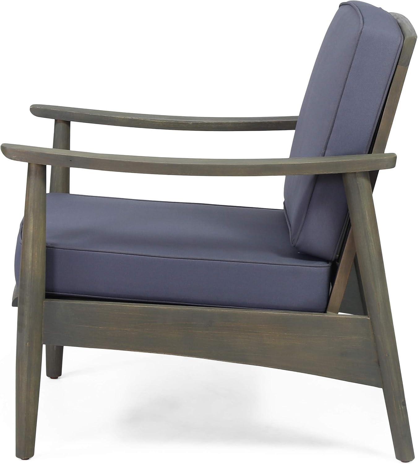 Rosecliff Heights James Outdoor Patio Chair with Cushions (Set of 2)