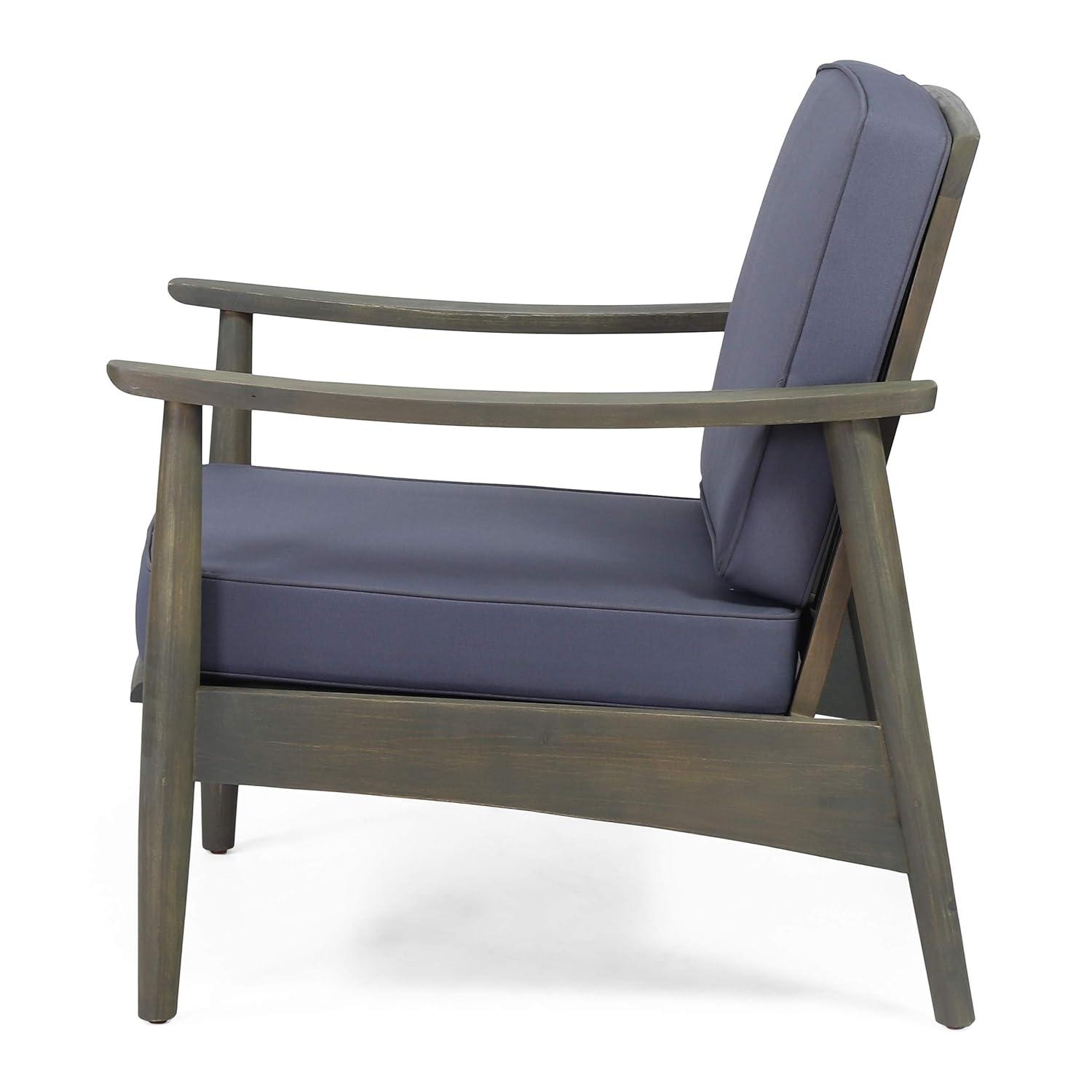 Rosecliff Heights James Outdoor Patio Chair with Cushions (Set of 2)