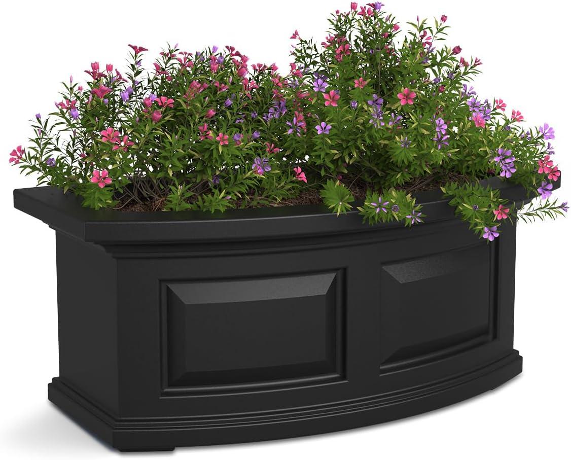 Nantucket Resin Window Box with Water Reservoir