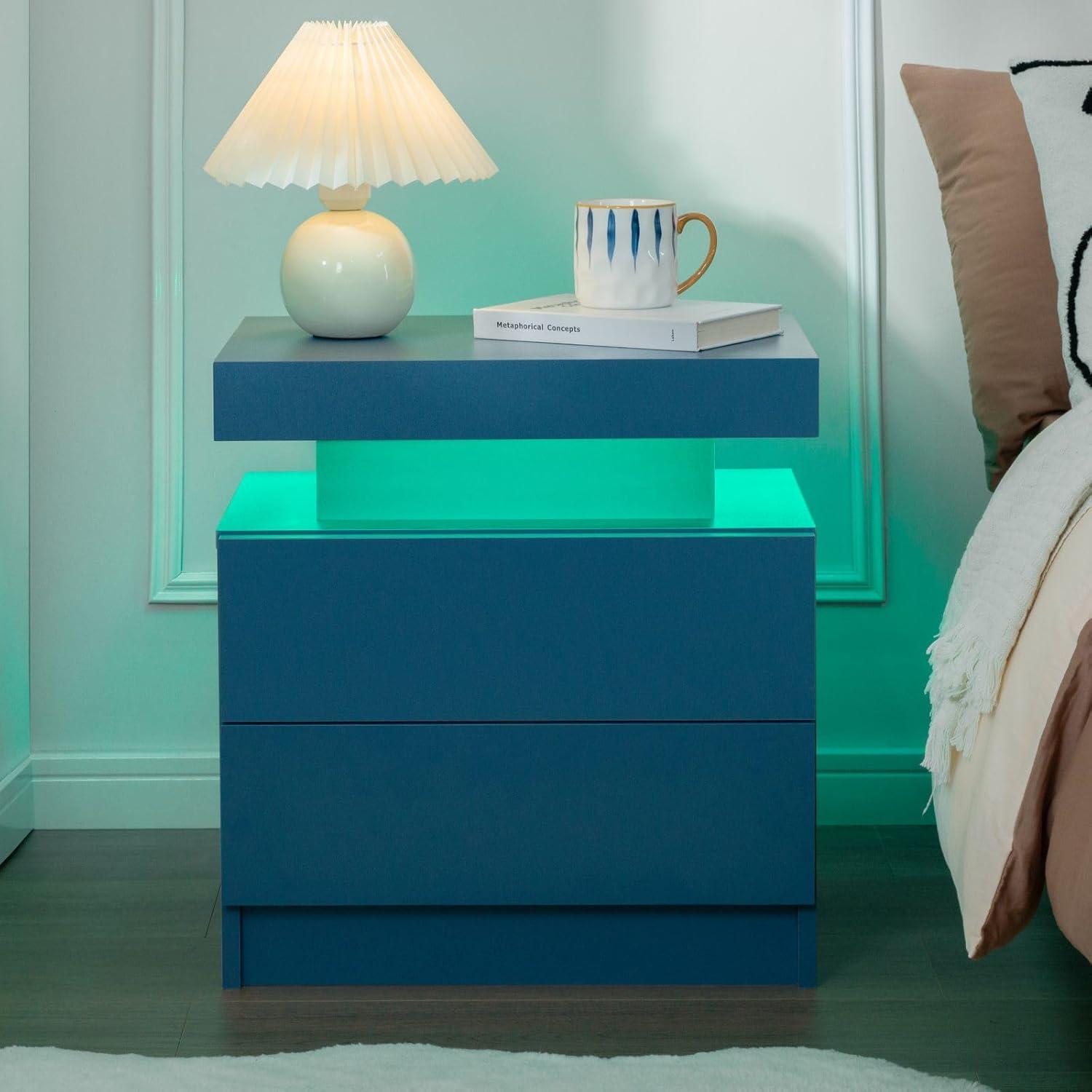 Night Stand Set 2 Bedroom Night Stands Set of 2 Bedside Tables for Bedrooms Set 2 for Bedroom, Living Room
