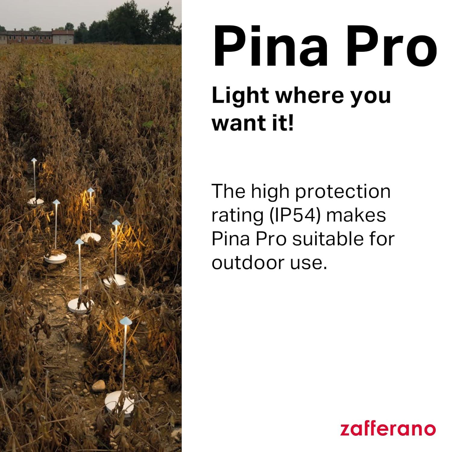 Pina Pro Sand Brown Metal Table Lamp by Zafferano America 11.4"