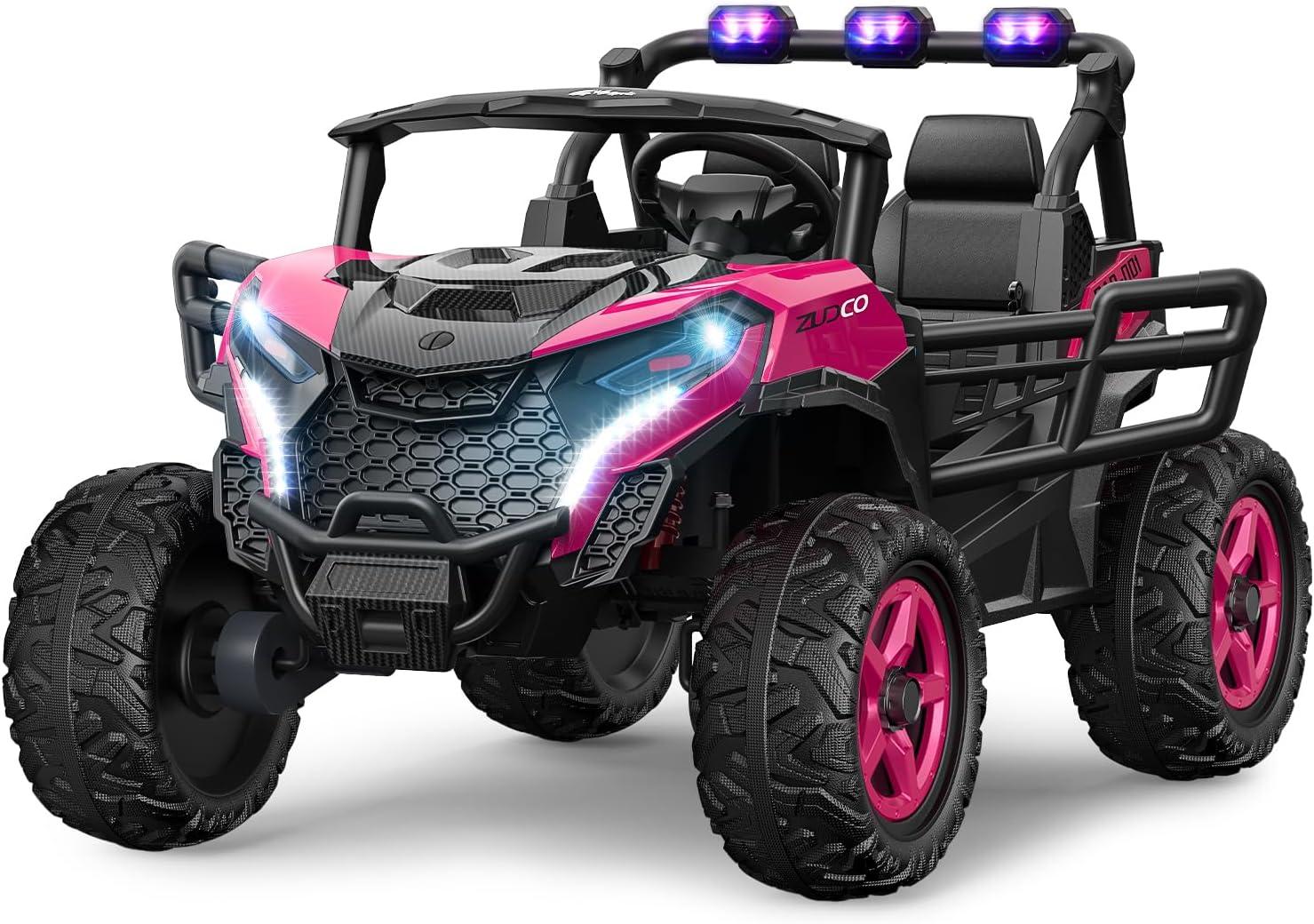 Pink 24V 2-Seater Ride-On UTV with Remote Control