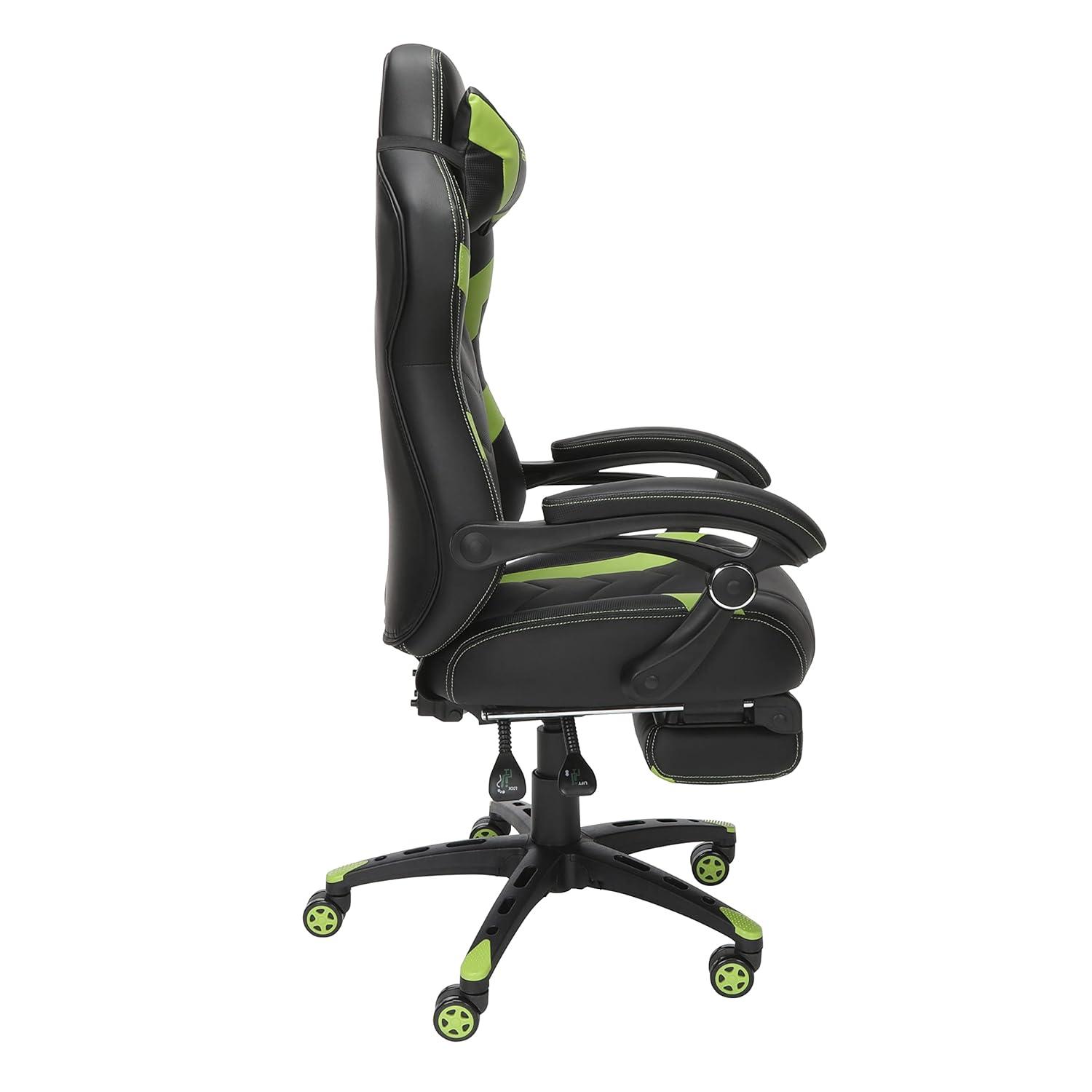 Respawn RESPAWN 110 Pro Gaming Chair - Gaming Chair with Footrest, Reclining Gaming Chair, Video Gaming Computer Desk Chair, Adjustable Desk Chair, Gaming Chairs For Adults With Headrest Pillow