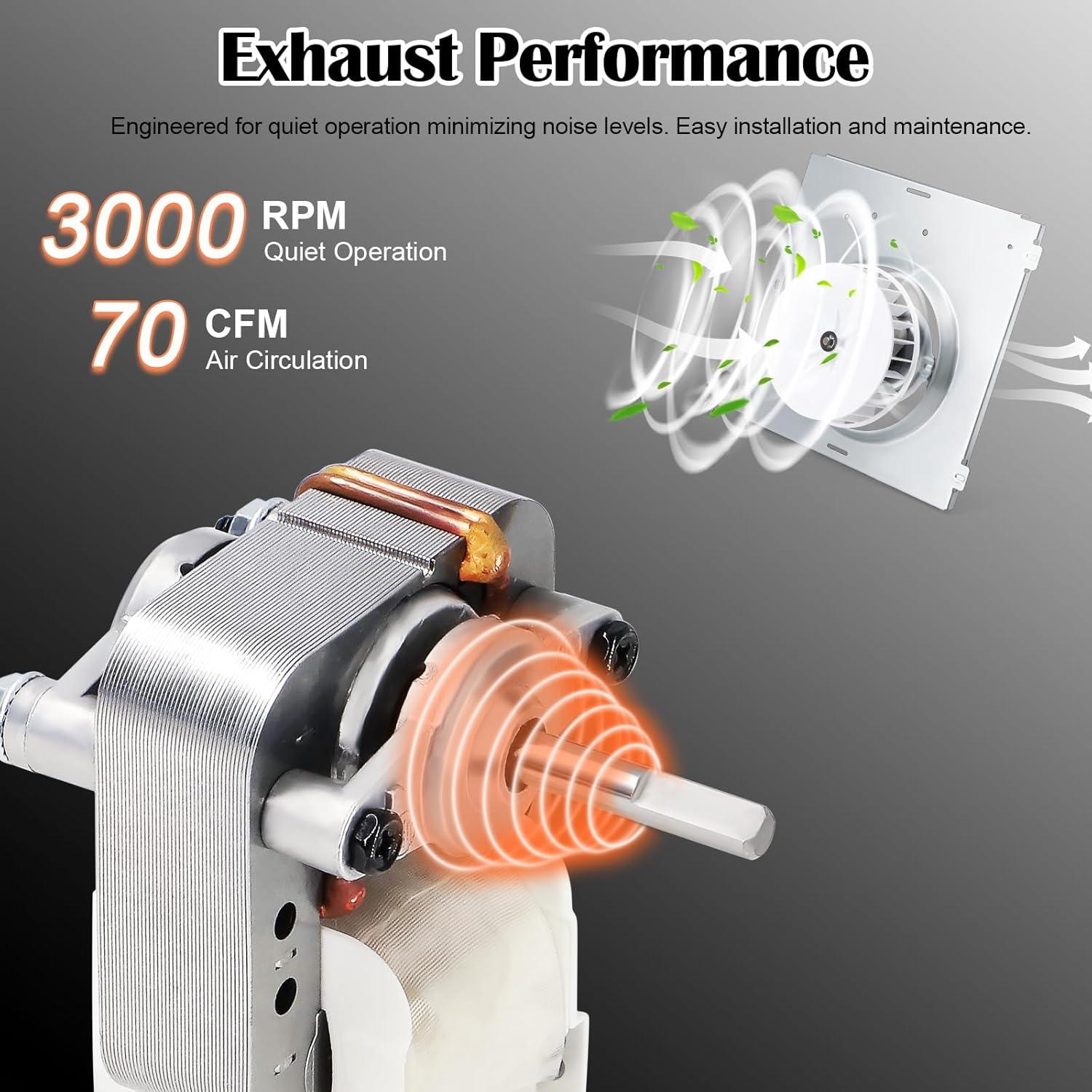 S0504B000 Bathroom Fan Motor Assembly Compatible with Bro-an Nutone 769RL for B Unit, Repalce Models 757, 769RFT-R01, 769RL, 769RL-R01 and VF707RCN. 765RL