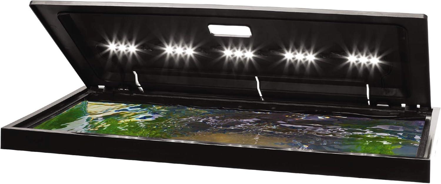 Tetra Black Low-Profile LED Aquarium Hood 24" x 12"