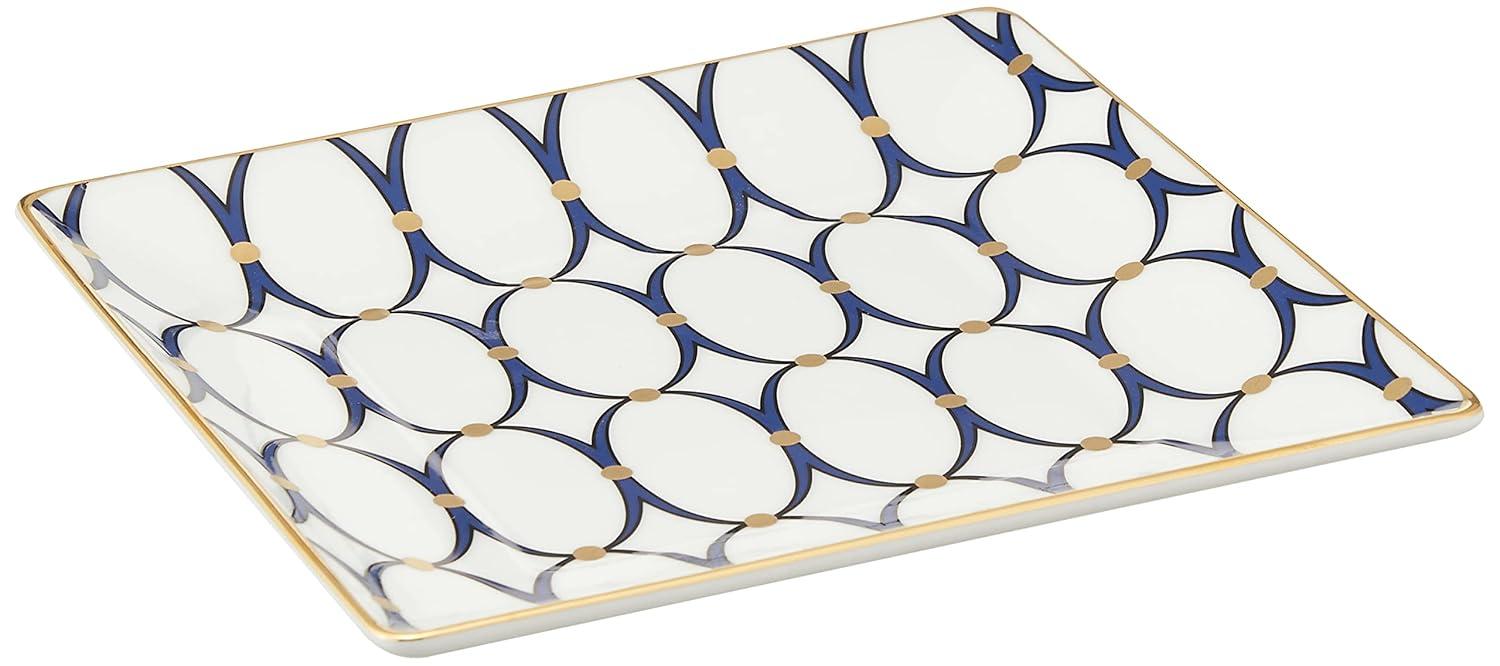 Wedgwood Renaissance Gold Square Tray | Wayfair