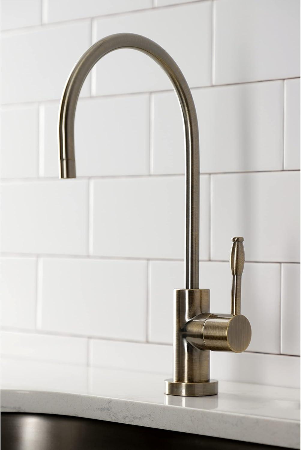 Kingston Brass Nustudio Single-Handle 1-Hole Deck Mount Water Filtration Faucet