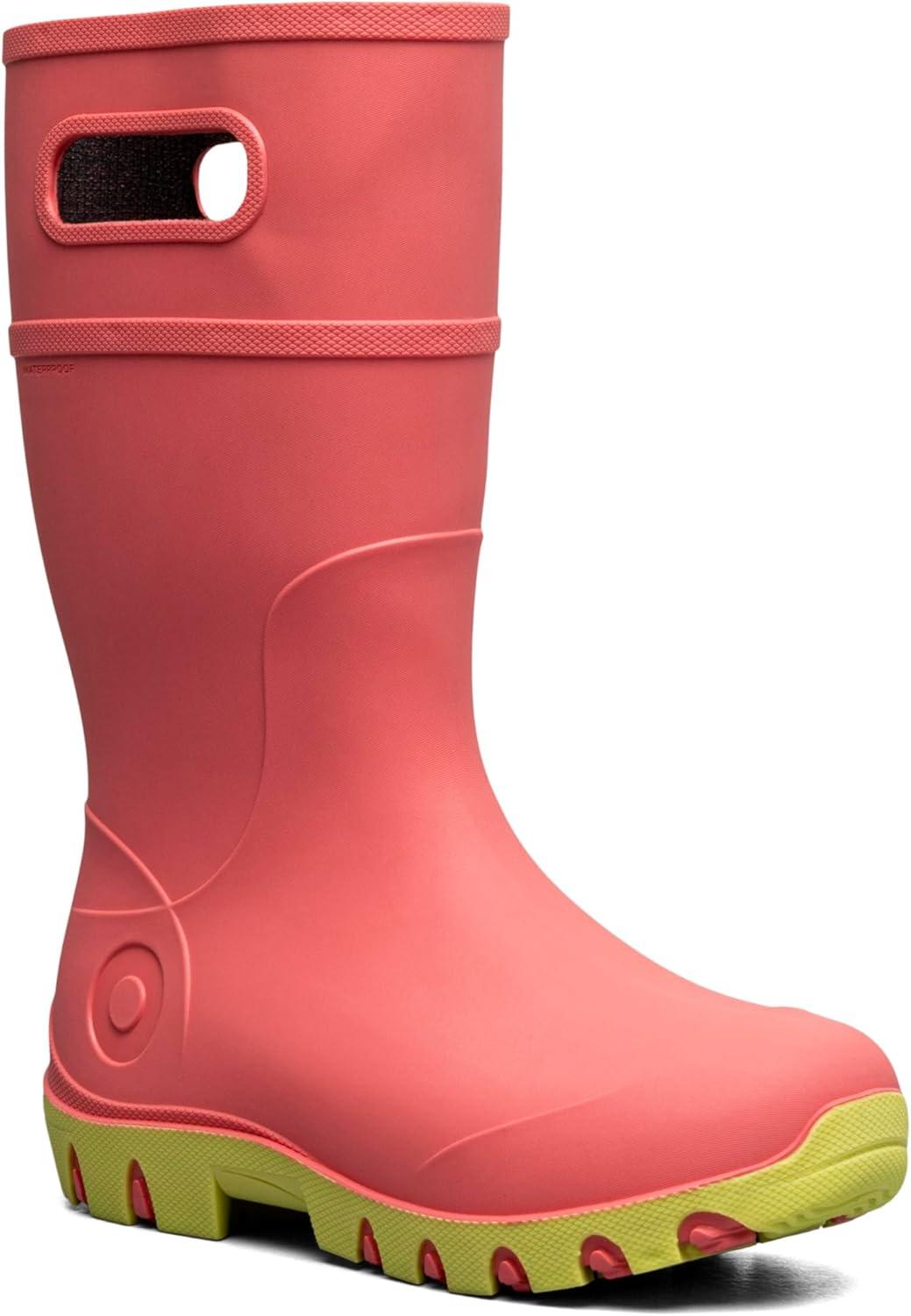 Bogs Footwear Kids Rainboots Essential Rain Tall; Pink; 13 Little Kid M
