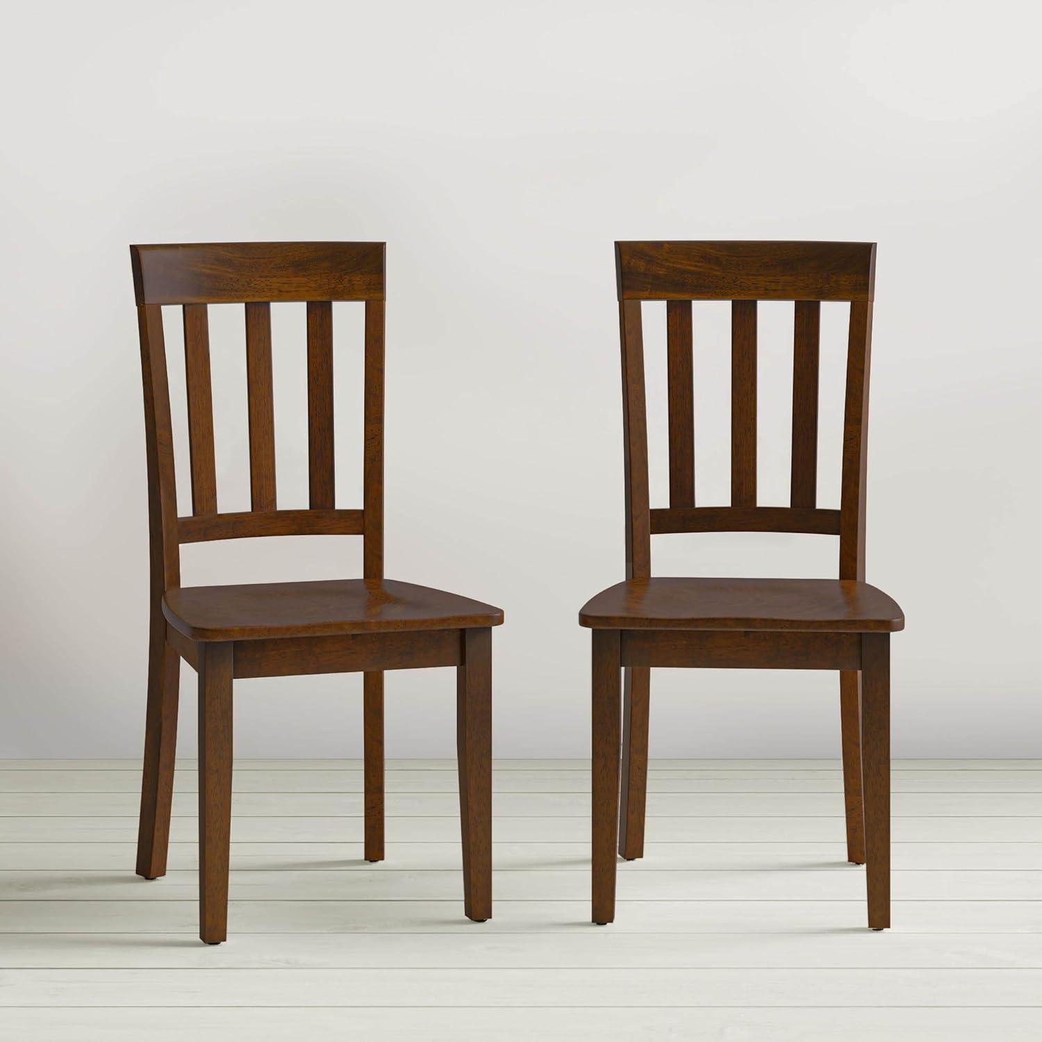 Jofran Simplicity Solid Wood Classic Slat Back Dining Chair (Set of 2)