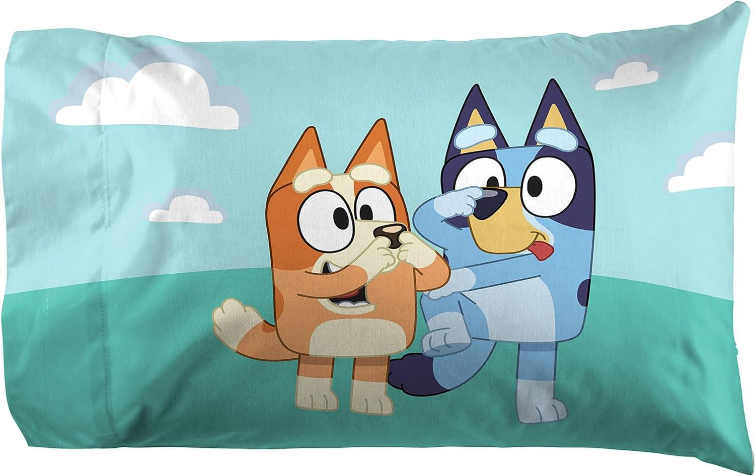 BBC Bluey & Bingo 4 Piece Full Sheet Set