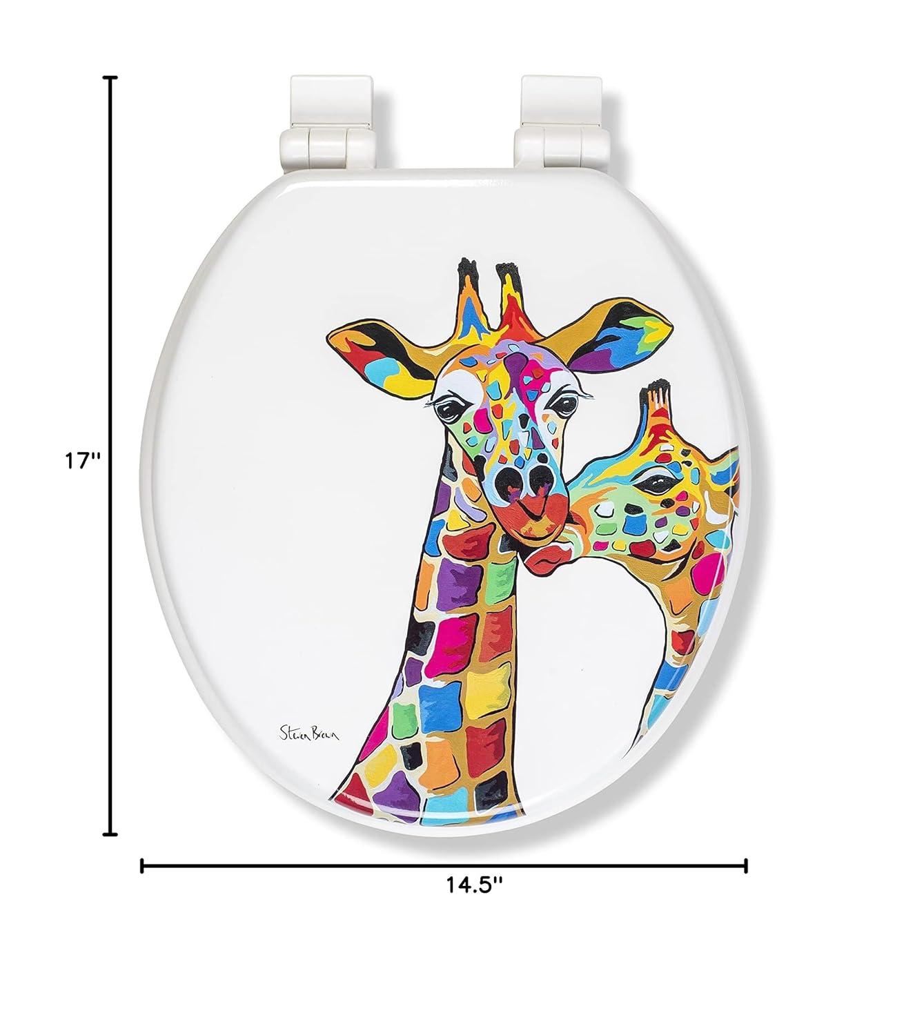 Francie And Josie Round Toilet Seat and Lid