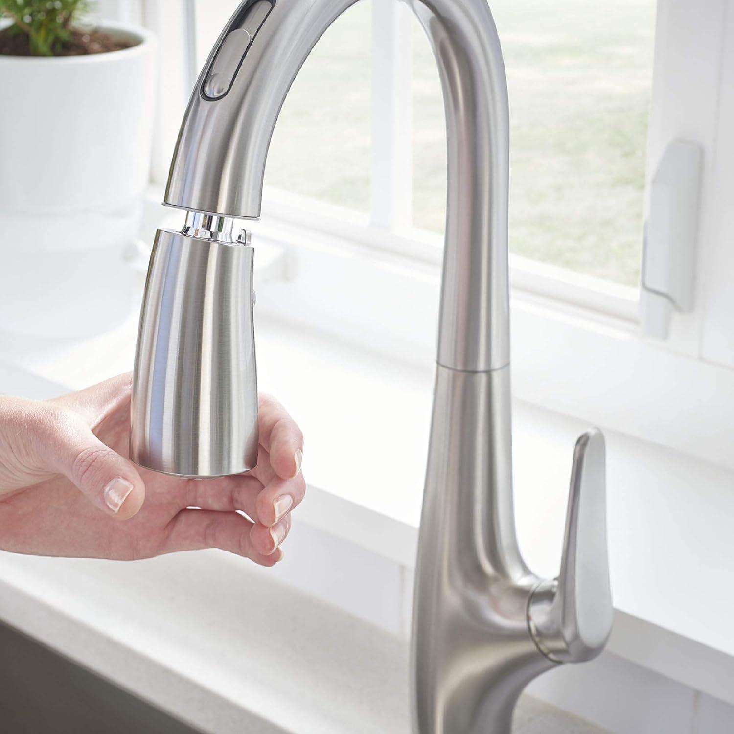 American Standard Avery Selectronic Single-Handle Pull-Down Sprayer Kitchen Faucet in Stainless Steel