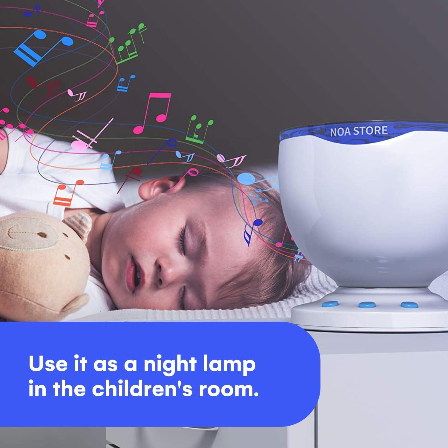 Calming Autism Sensory LED Projector - Relax Blue Night Music - Toy