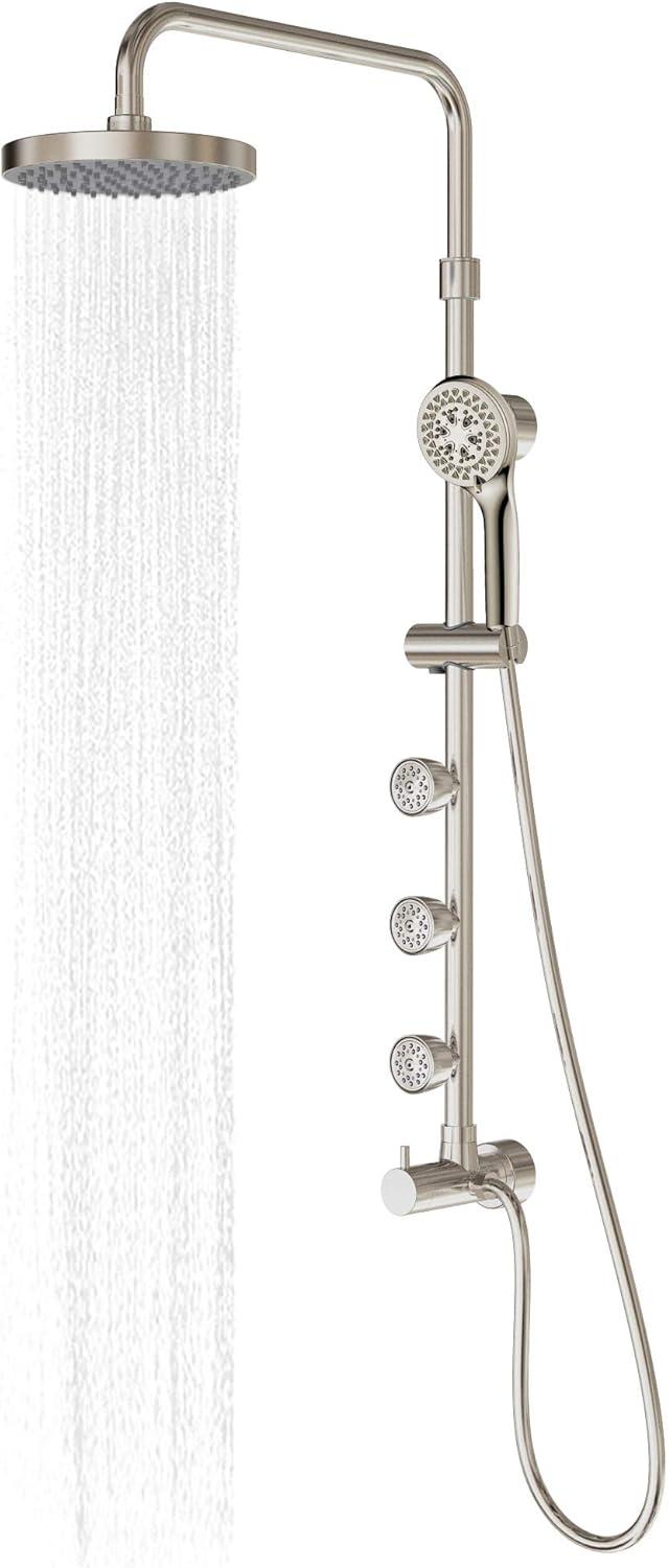 Pulse 1028-BN-1.8GPM ShowerSpas Brushed-Nickel Shower System - Lanikai ShowerSpa