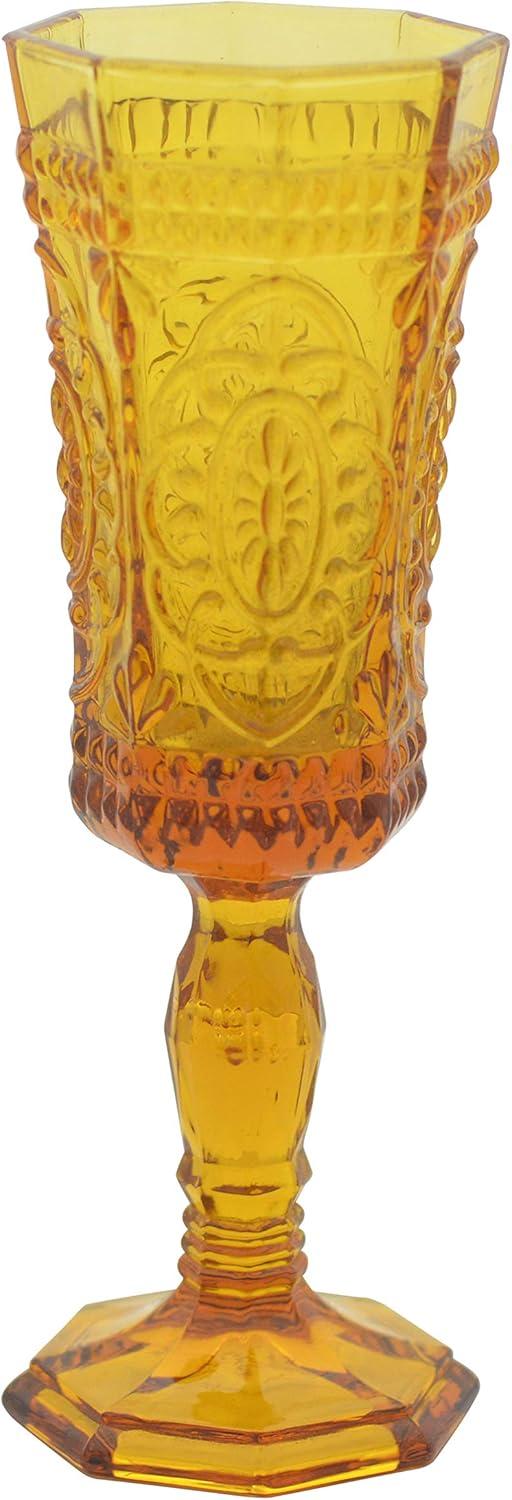 10 Strawberry Street Vatican Champagne Glass in Amber (Set of 6)