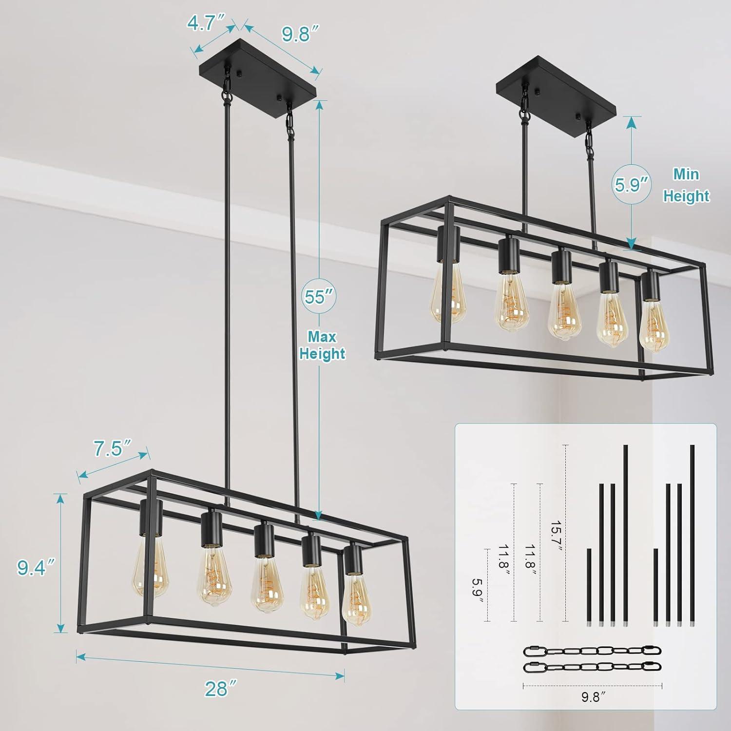 Lafrance 5 - Light Kitchen Island Pendant