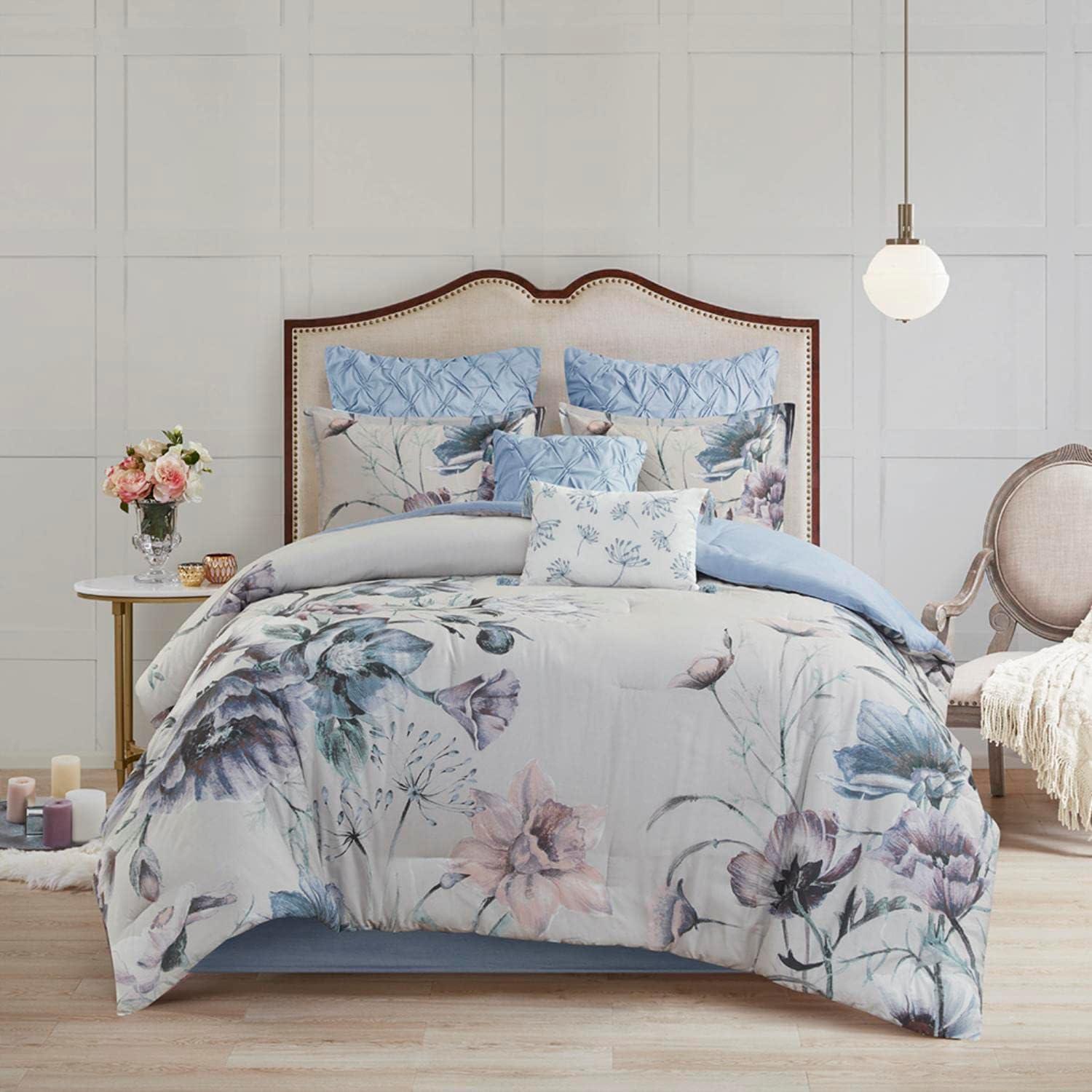 Madison Park Cassandra 8 Piece Cotton Comforter Set