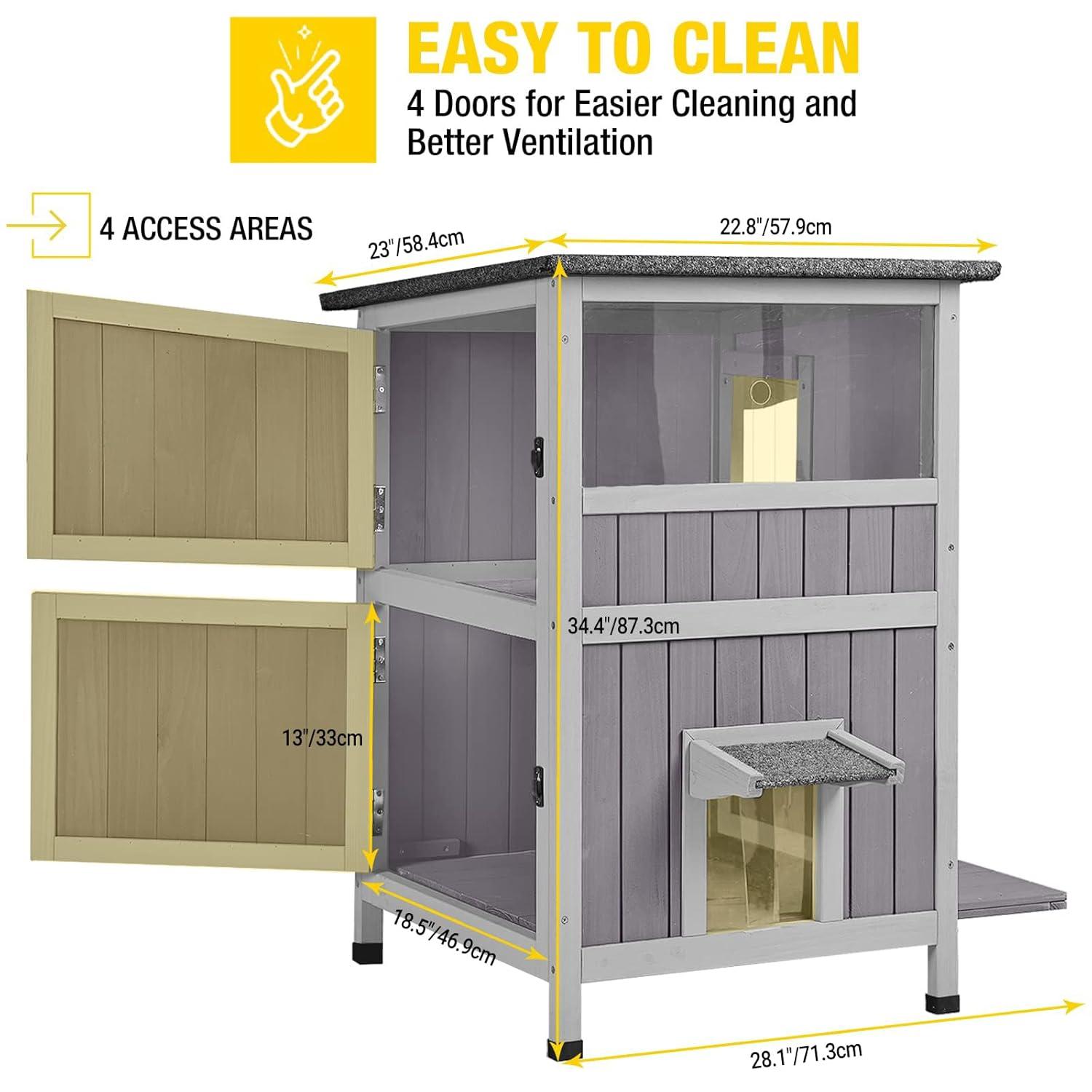 Aivituvin Portable Cat Playpen