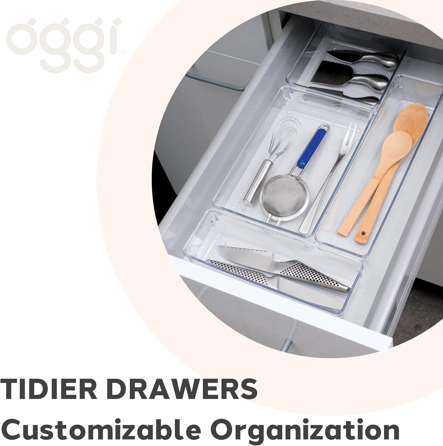 Clear Acrylic 9.5" Drawer Organizer Tray