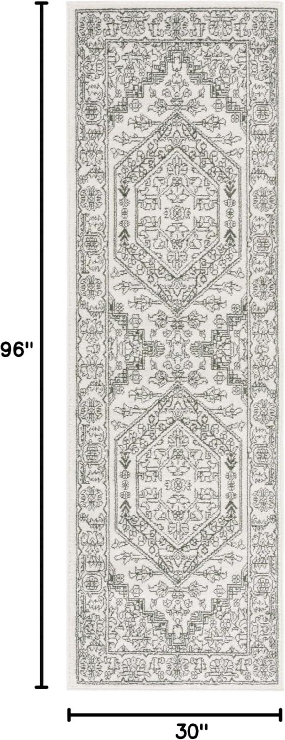 SAFAVIEH Adirondack Xavier Oriental Area Rug, Ivory/Dark Green, 8' x 10'