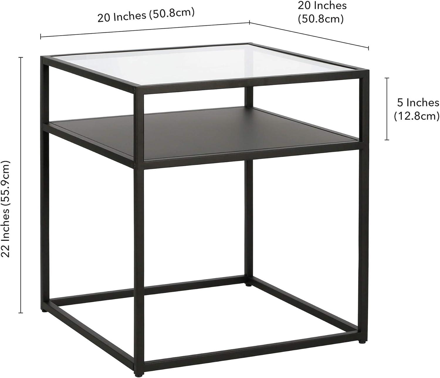 Duran Glass End Table