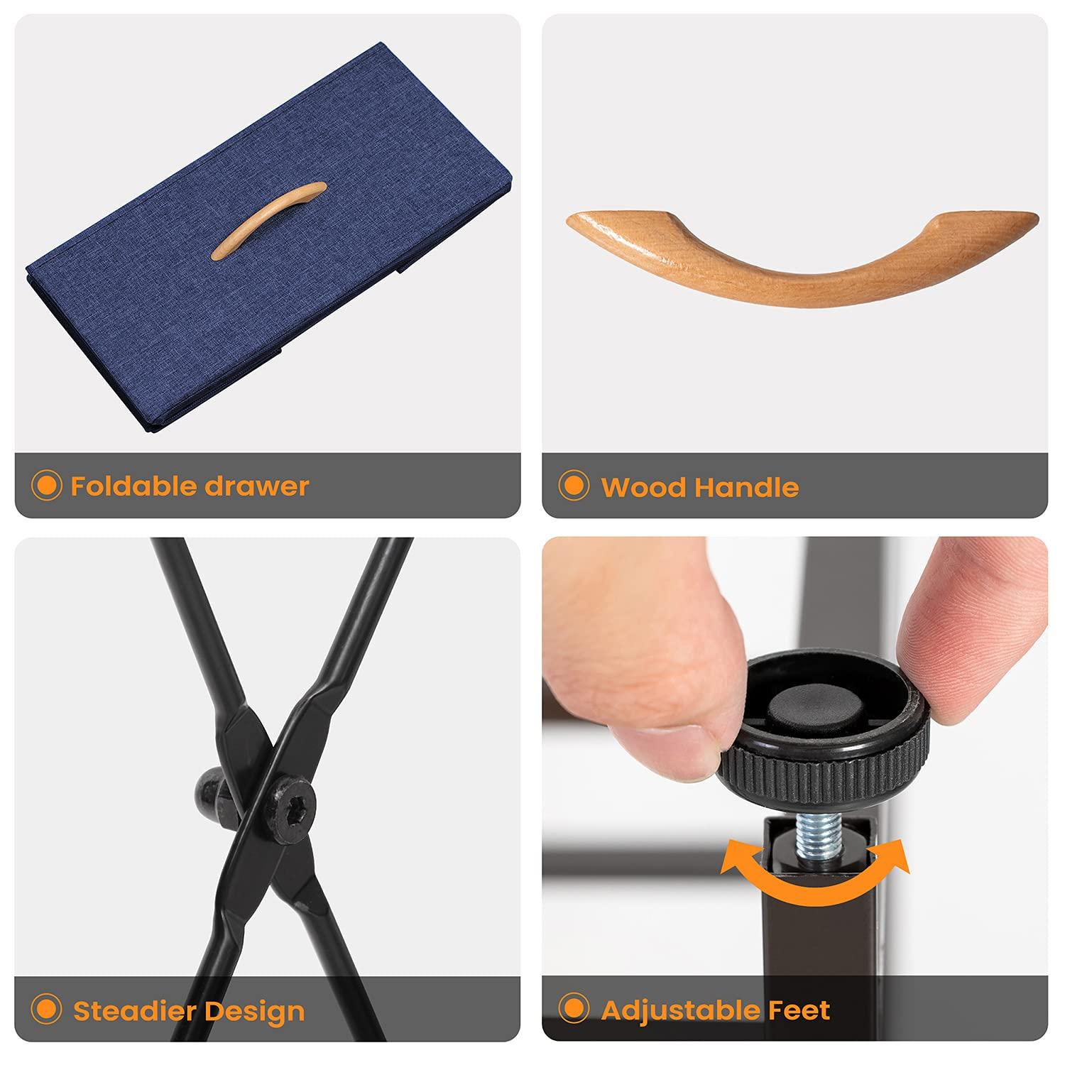 Pellebant 6 Drawers Vertical Dresser Storage Tower Chest, Blue