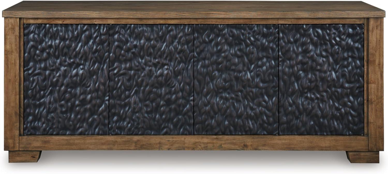 Signature Design by Ashley Rosswain Brown 80" TV Stand for TVs up to 91"