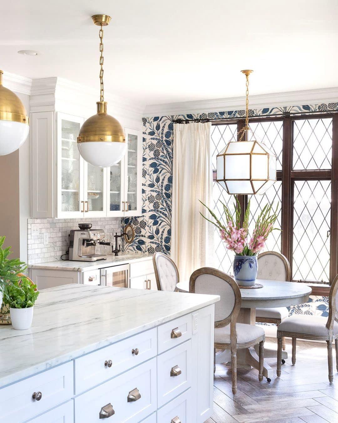 2xhome - French Chic Vintage Style Dining Side Chair With Upholstered Linen Welted Fabric And Elegant Natural Rustic Wood Frame - Tufted Button Oval Back