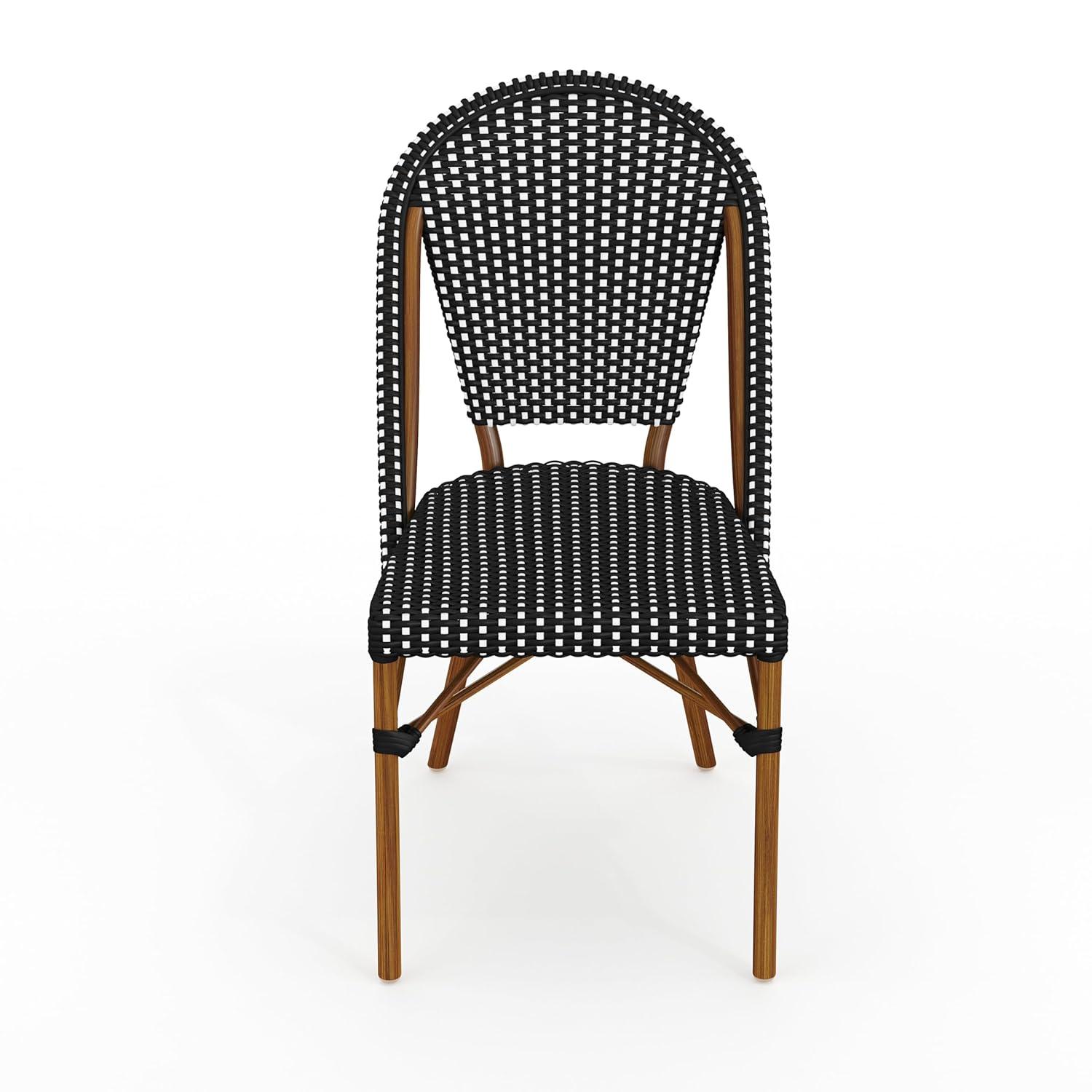 Martha Stewart Martha Stewart Lily Pond All-Weather Stackable Patio Bistro Dining Chair