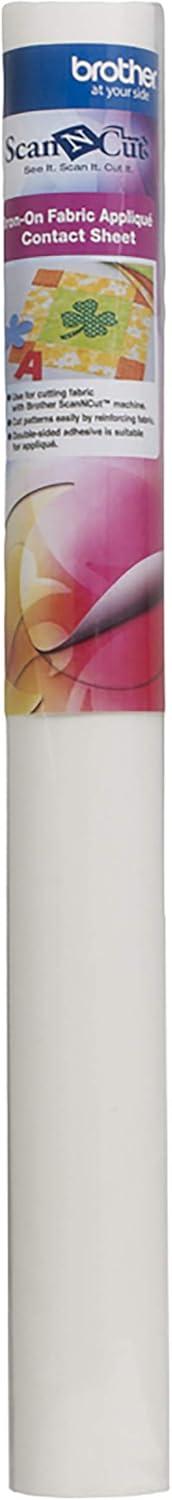 Brother Iron-On Fabric Applique Contact Sheet, 36" x 18.5", White