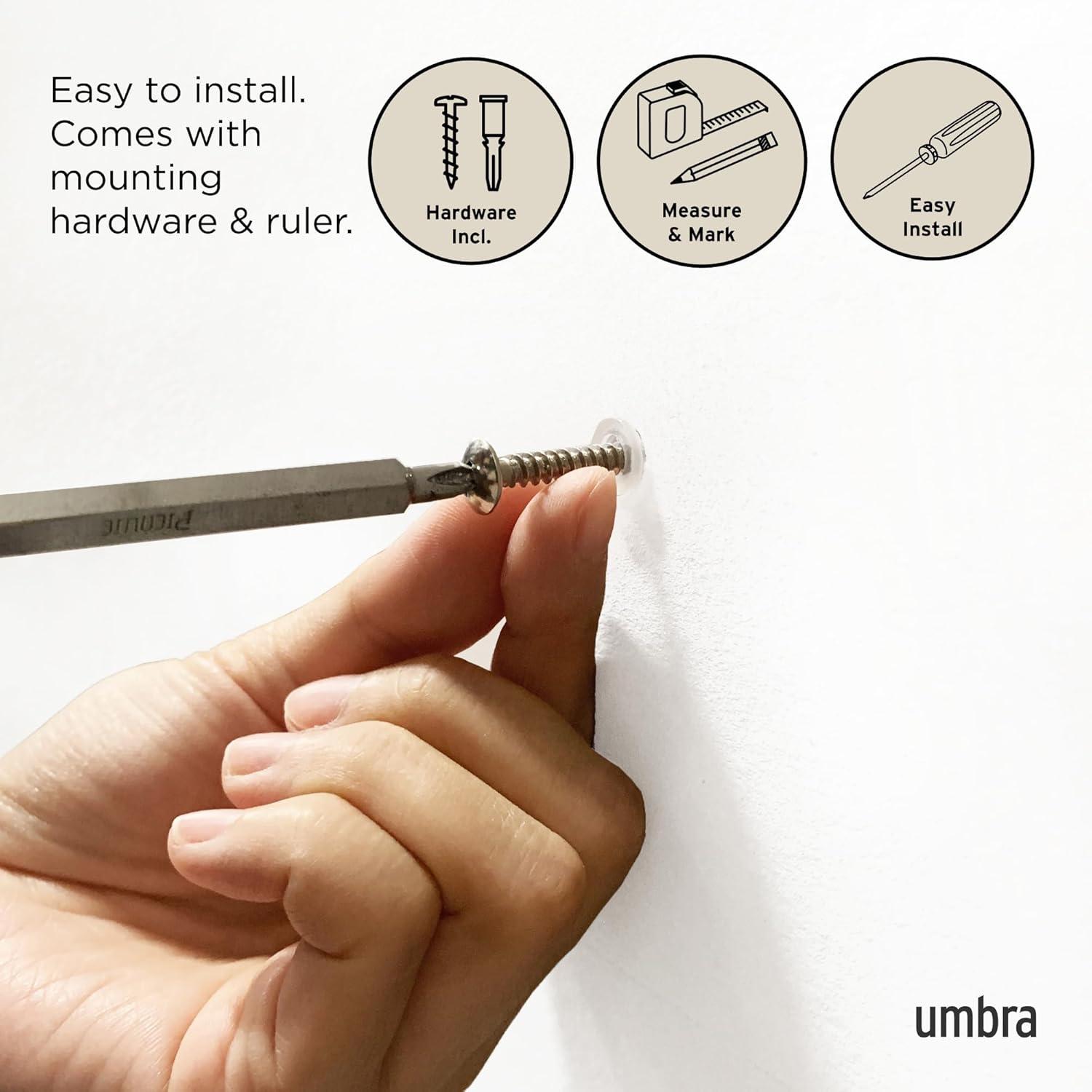 Flip 8 - Hook Solid Wood Coat Rack