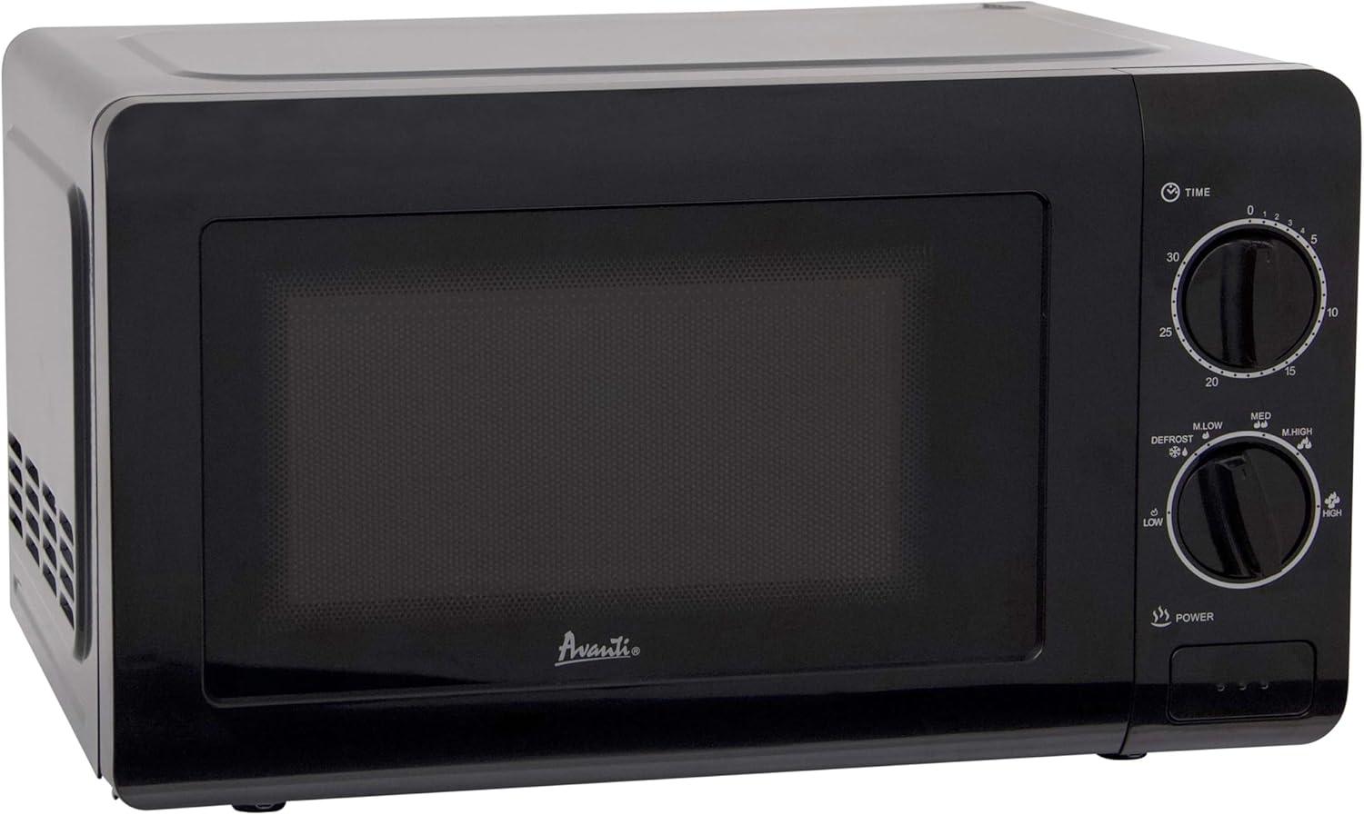Avanti Microwave Oven with Mechanical Dials, 0.7 cu. ft.