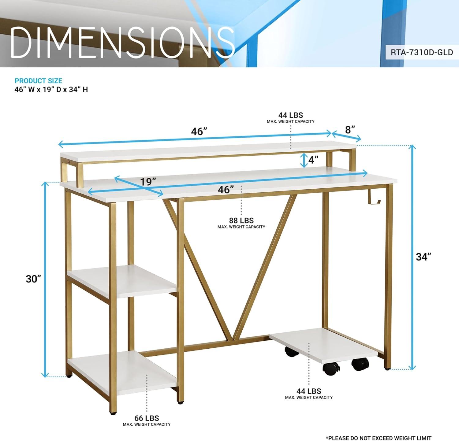 Industrial Writing Desk - Techni Mobili