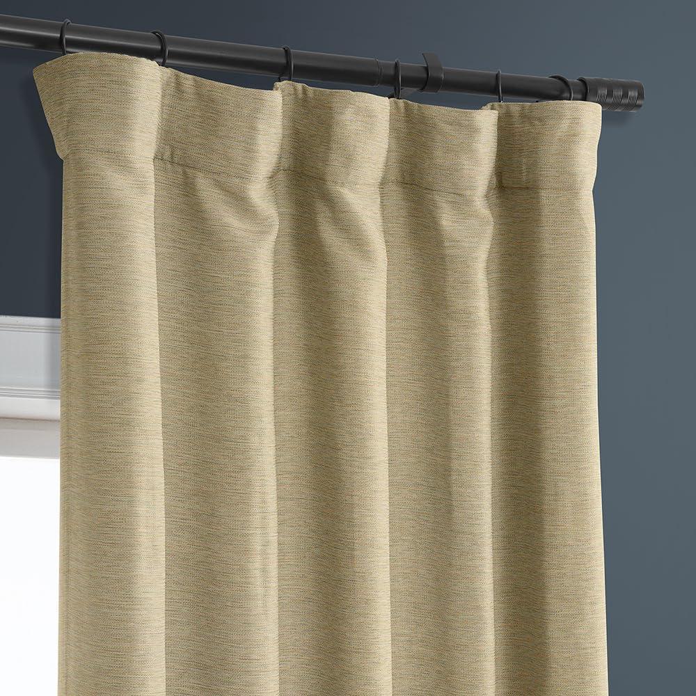 Candlelight Bellino Blackout Room Darkening Curtain (1 Panel), Candlelight, 50W X 63L