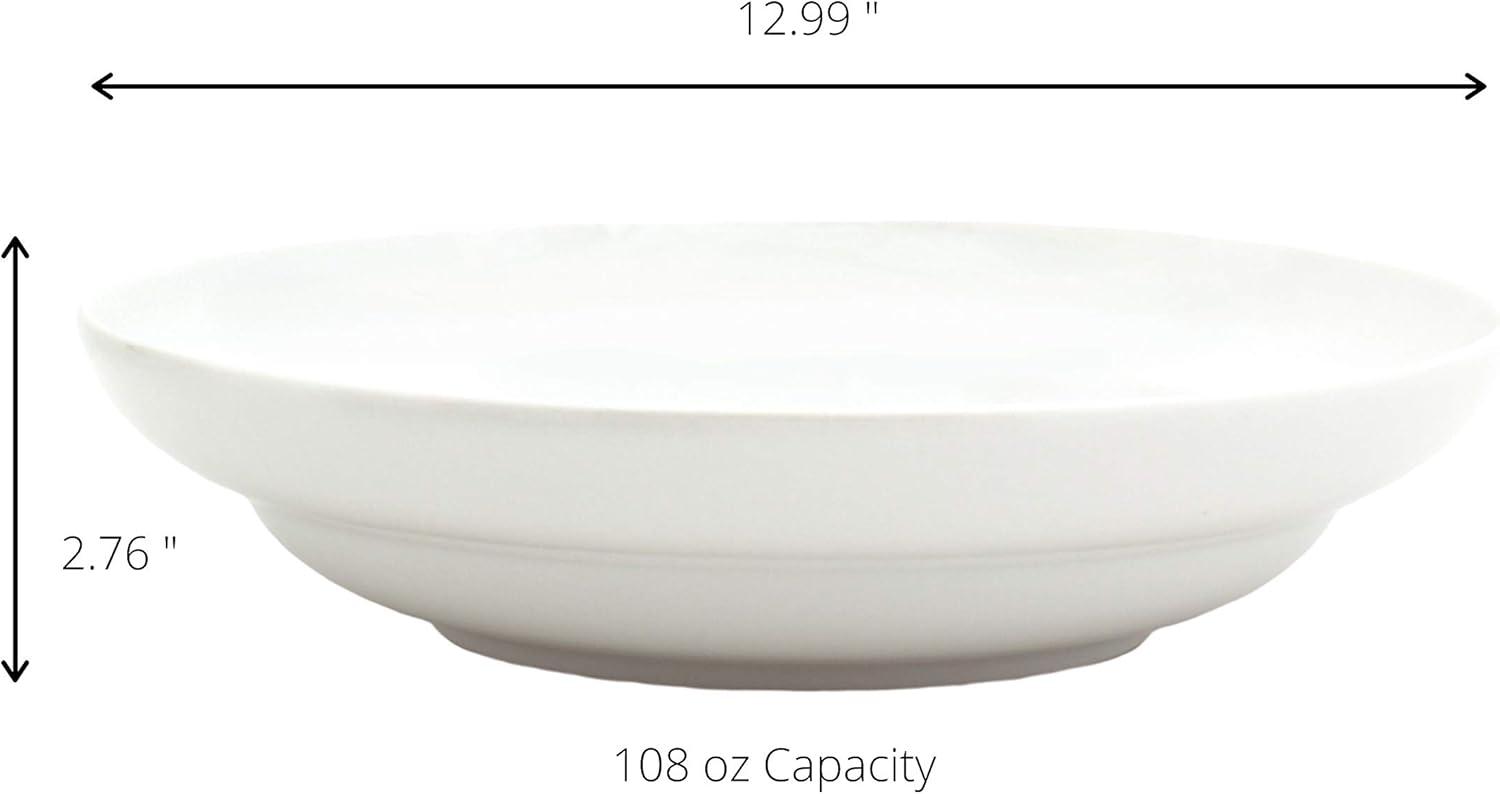 White Essential 13" Serving Bowl