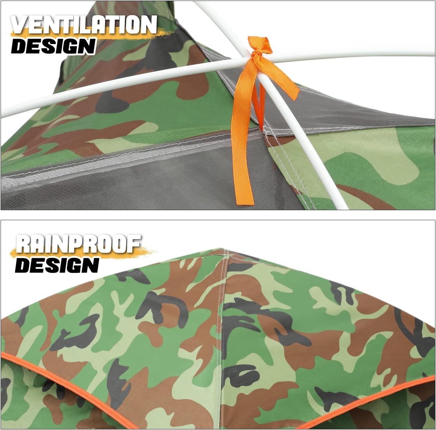 MoNiBloom 2 Person Instant Automatic Pop Up Camping Tent Waterproof Dome Tent with Rain Fly for Outdoor Hiking