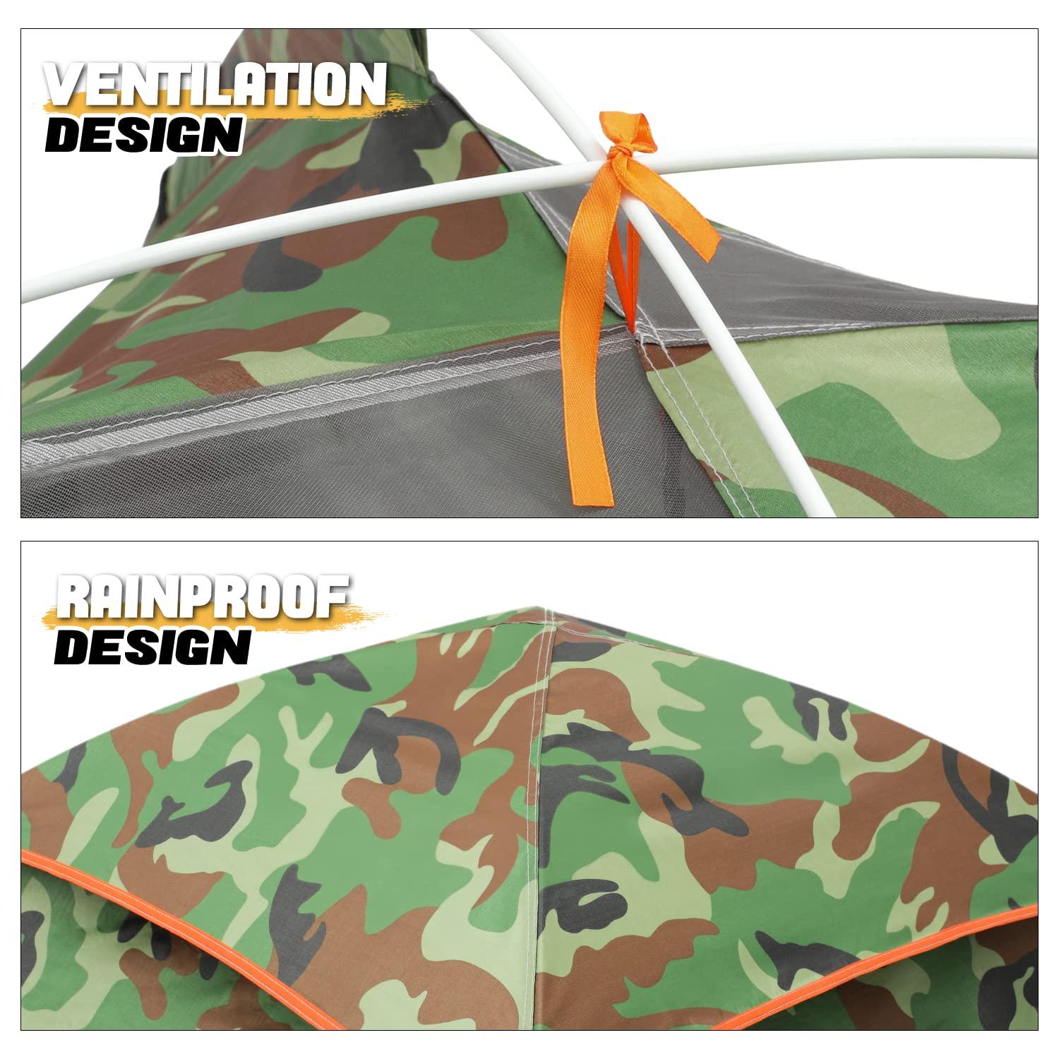 MoNiBloom 2 Person Instant Automatic Pop Up Camping Tent Waterproof Dome Tent with Rain Fly for Outdoor Hiking