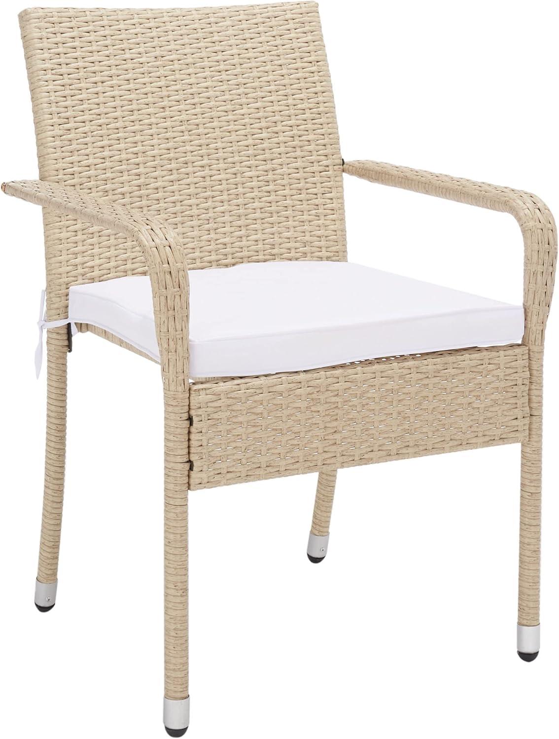Laban Bistro Set - Outdoor - PAT7718 - Beige/White - Safavieh