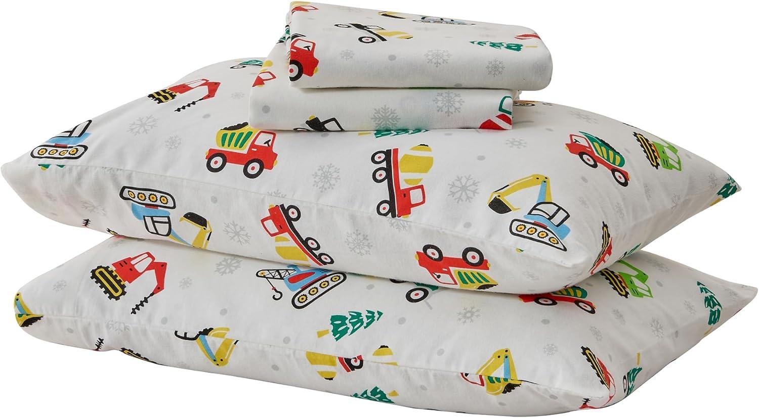 100% Cotton Christmas Flannel Sheets - Great Bay Home