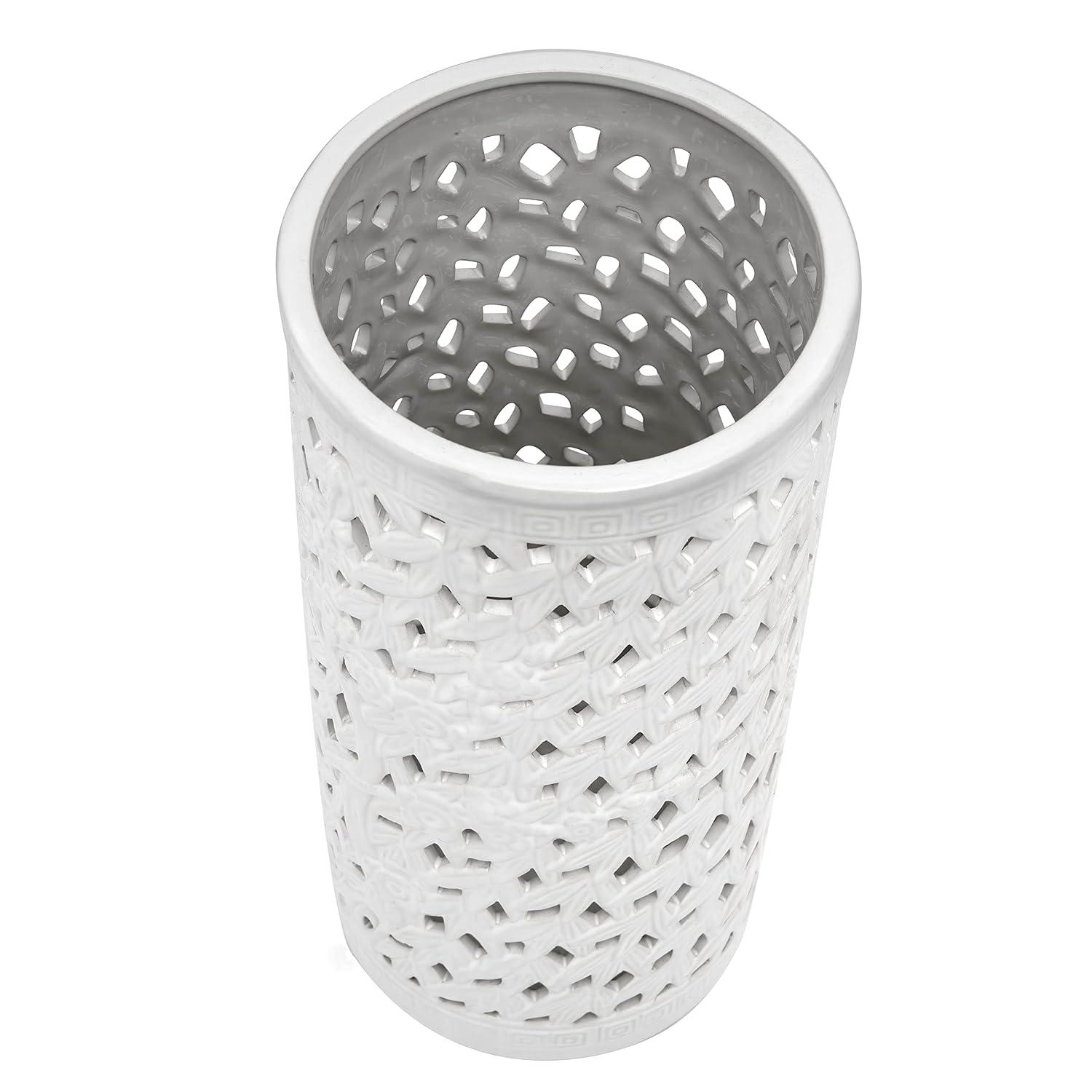 20" Bamboo Lattice Umbrella Stand