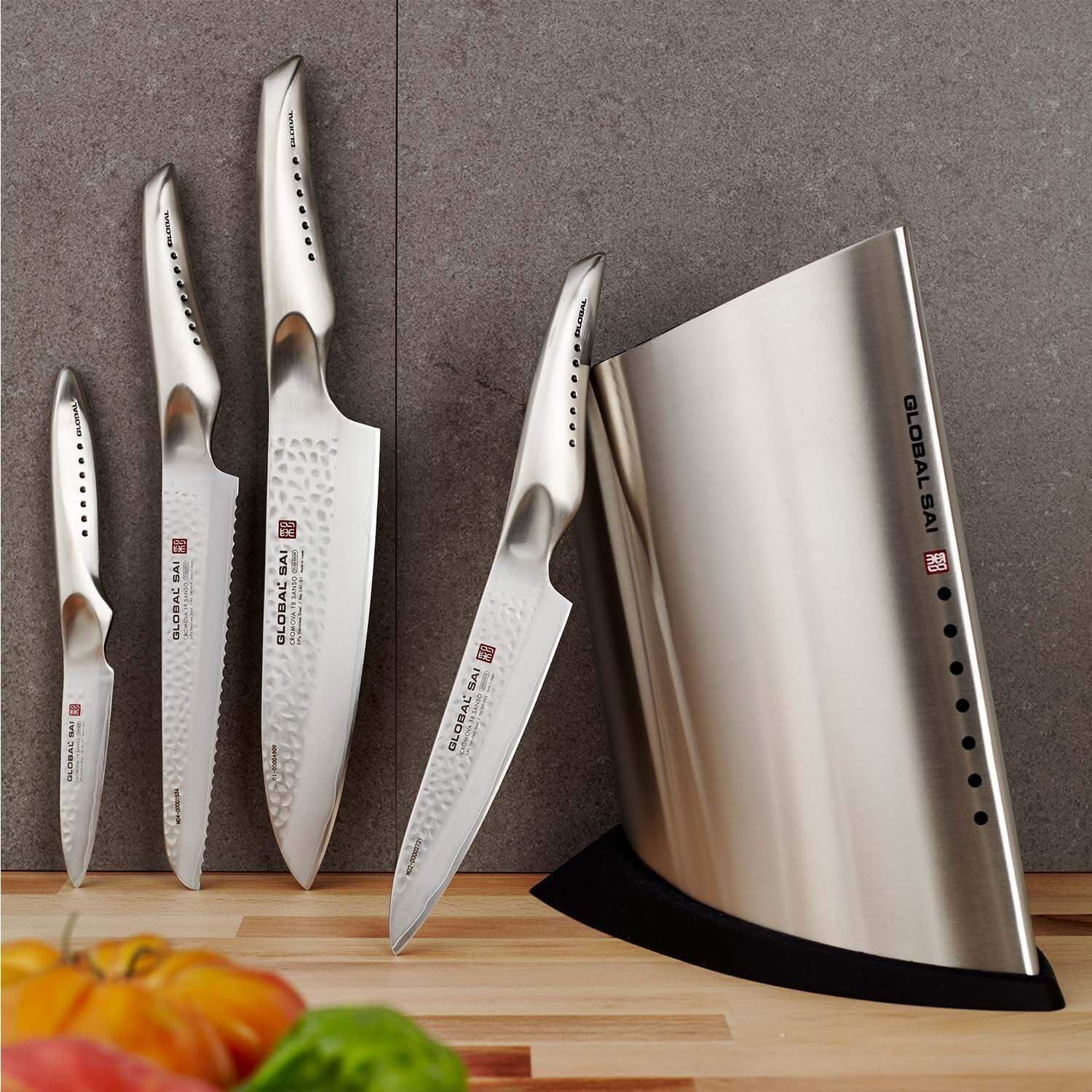 Global Knives Global Knives Ukon SAI 7 Piece Knife Block Set