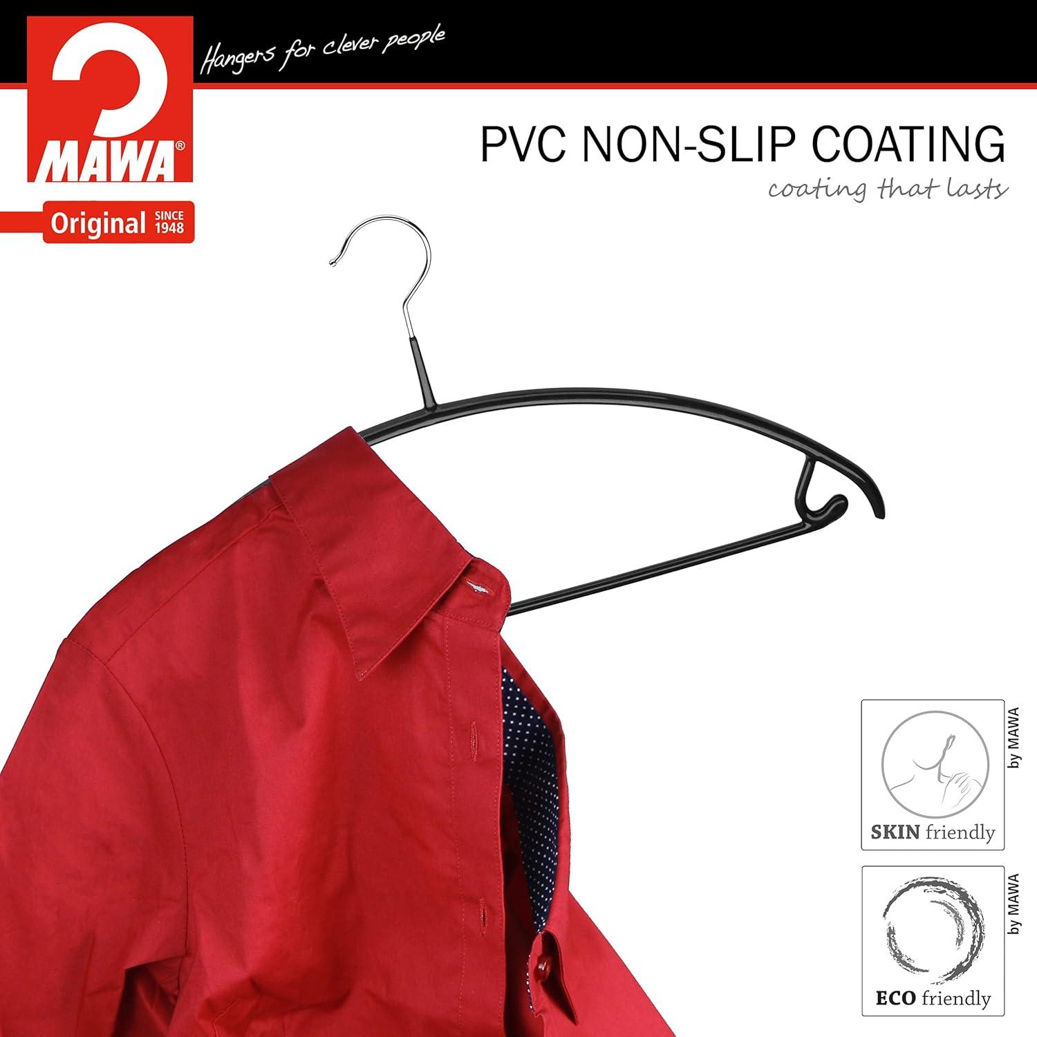 Euro Metal Non-Slip Standard Hanger for Suit/Coat