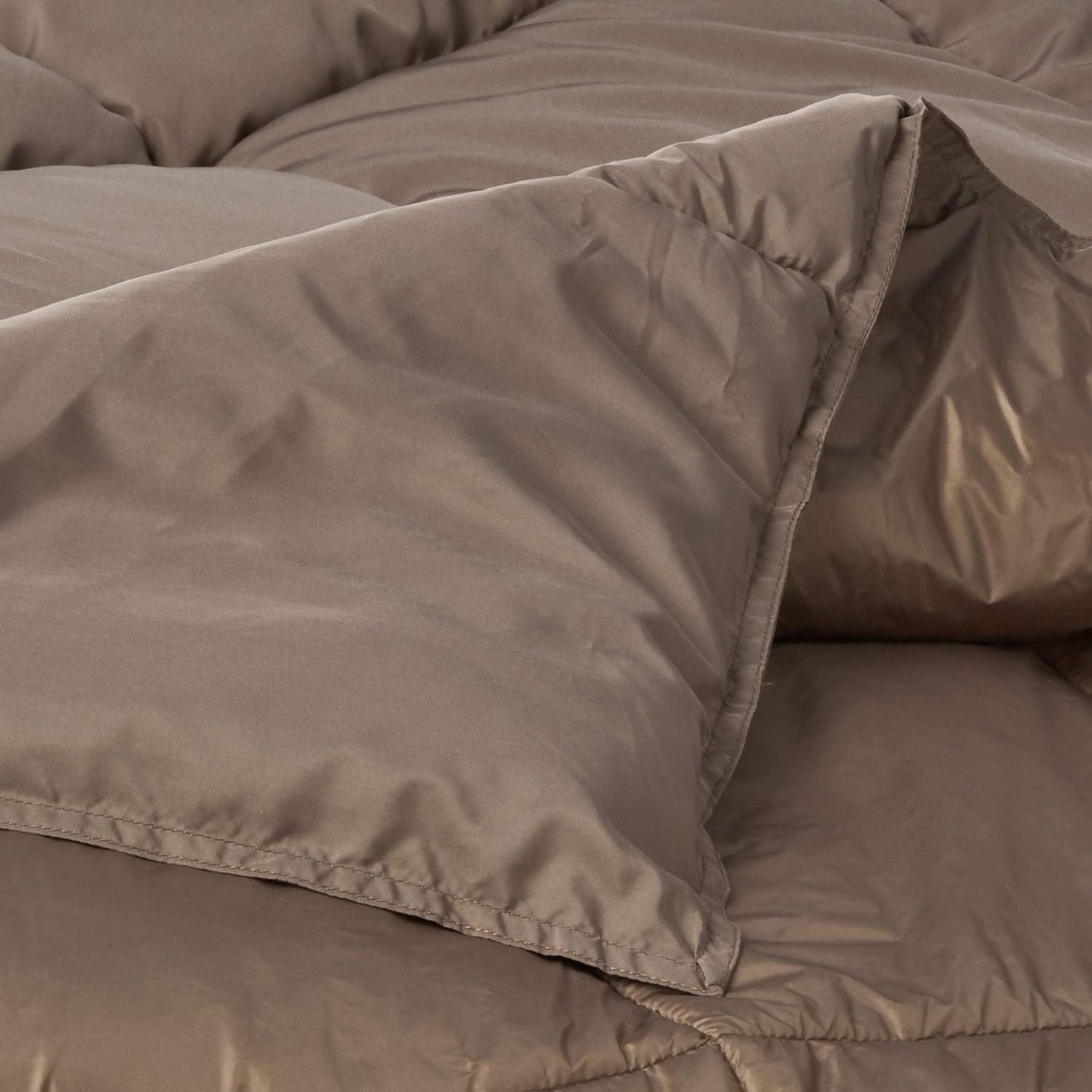 PUFF High Loft Down Indoor/Outdoor Water Resistant Comforter with Extra Strong Nylon Cover - King