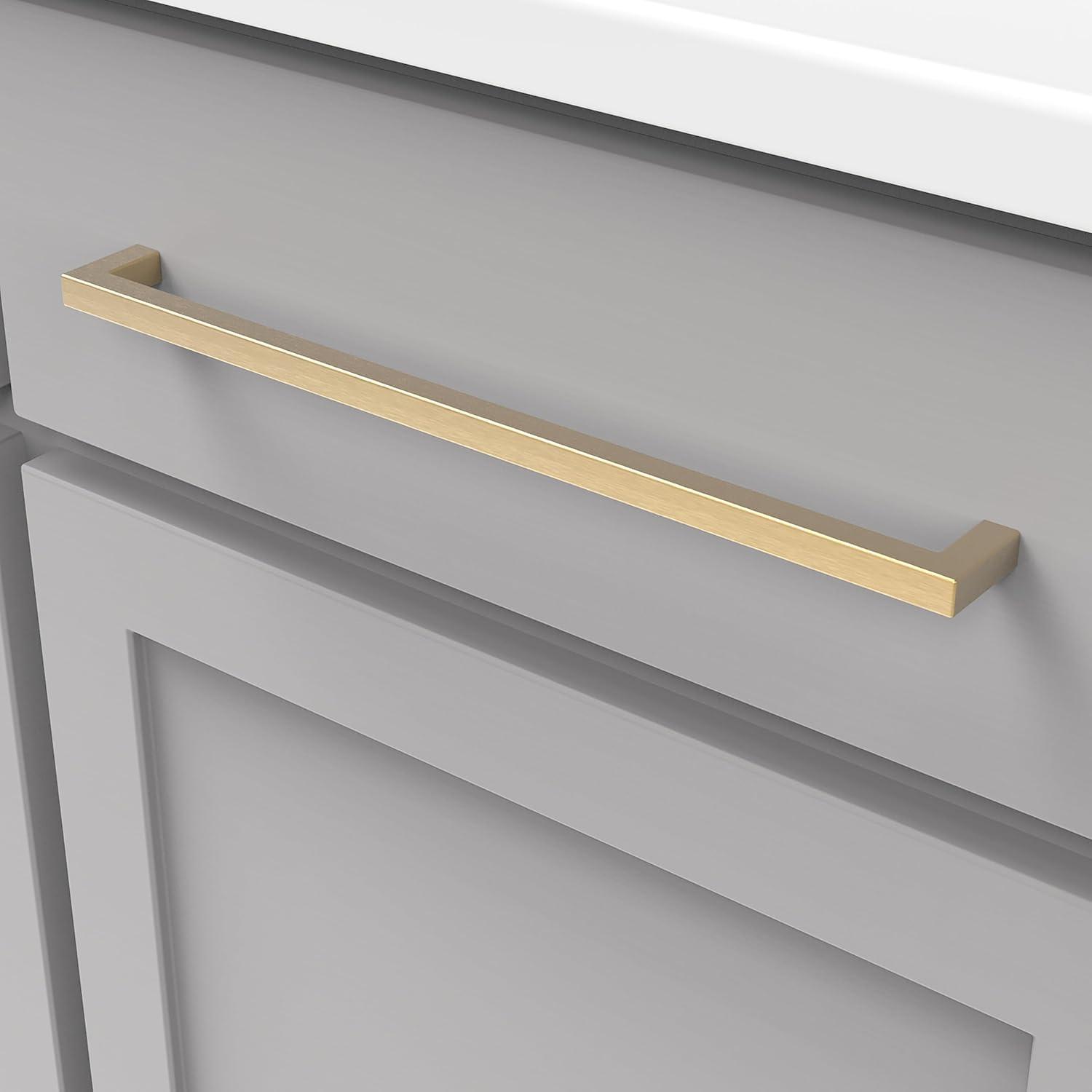 Skylight Kitchen Cabinet Handles, Solid Core Drawer Pulls for Cabinet Doors, 12"