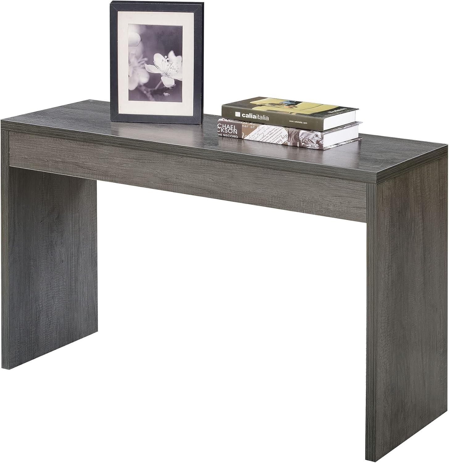 Convenience Concepts Northfield Hall Console Desk Table/Desk, Weathered Gray